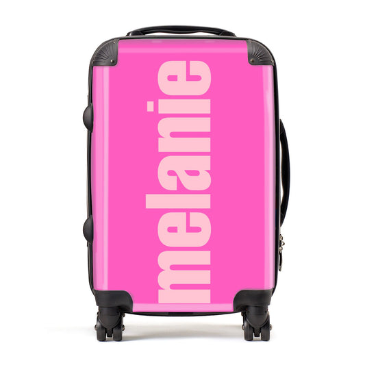 Personalised Pink Suitcase