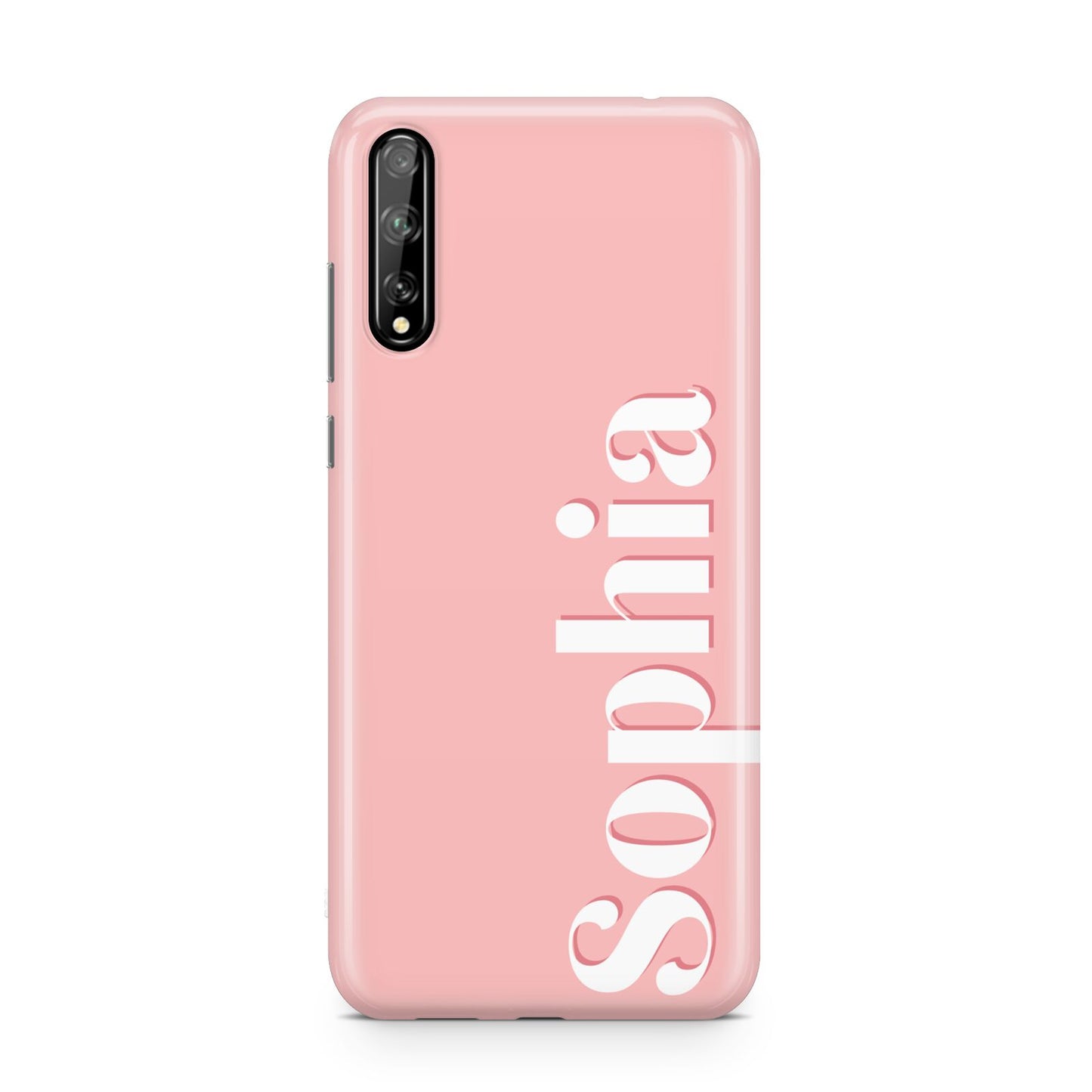 Personalised Pink Text Huawei Enjoy 10s Phone Case