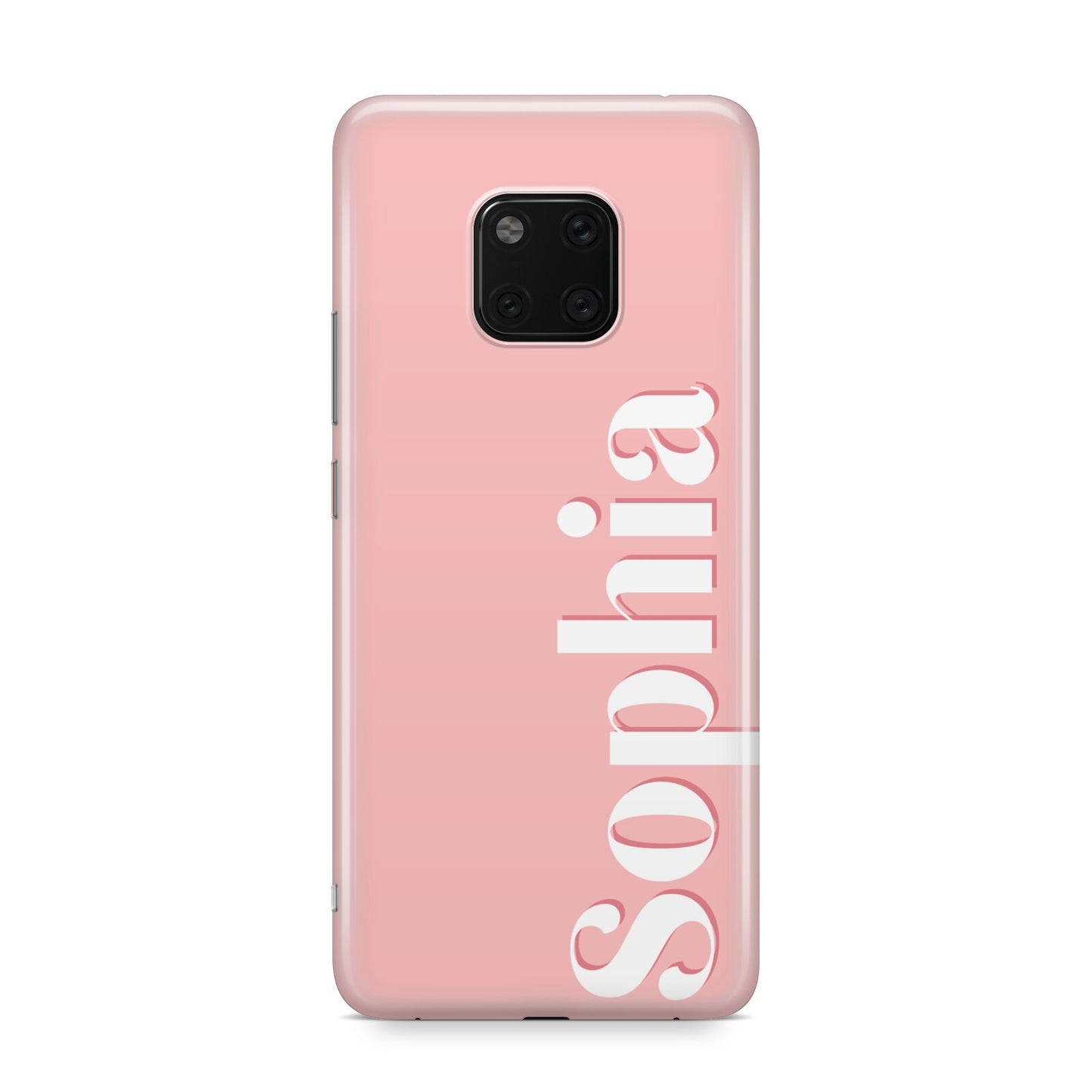 Personalised Pink Text Huawei Mate 20 Pro Phone Case