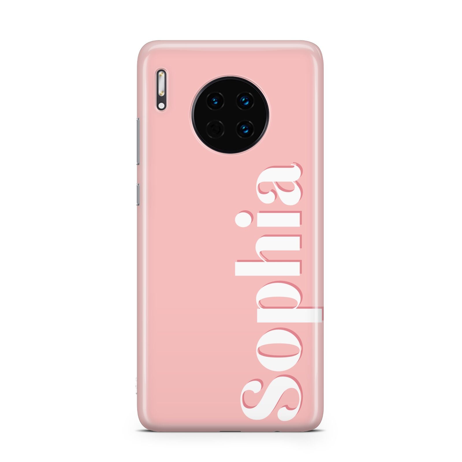 Personalised Pink Text Huawei Mate 30