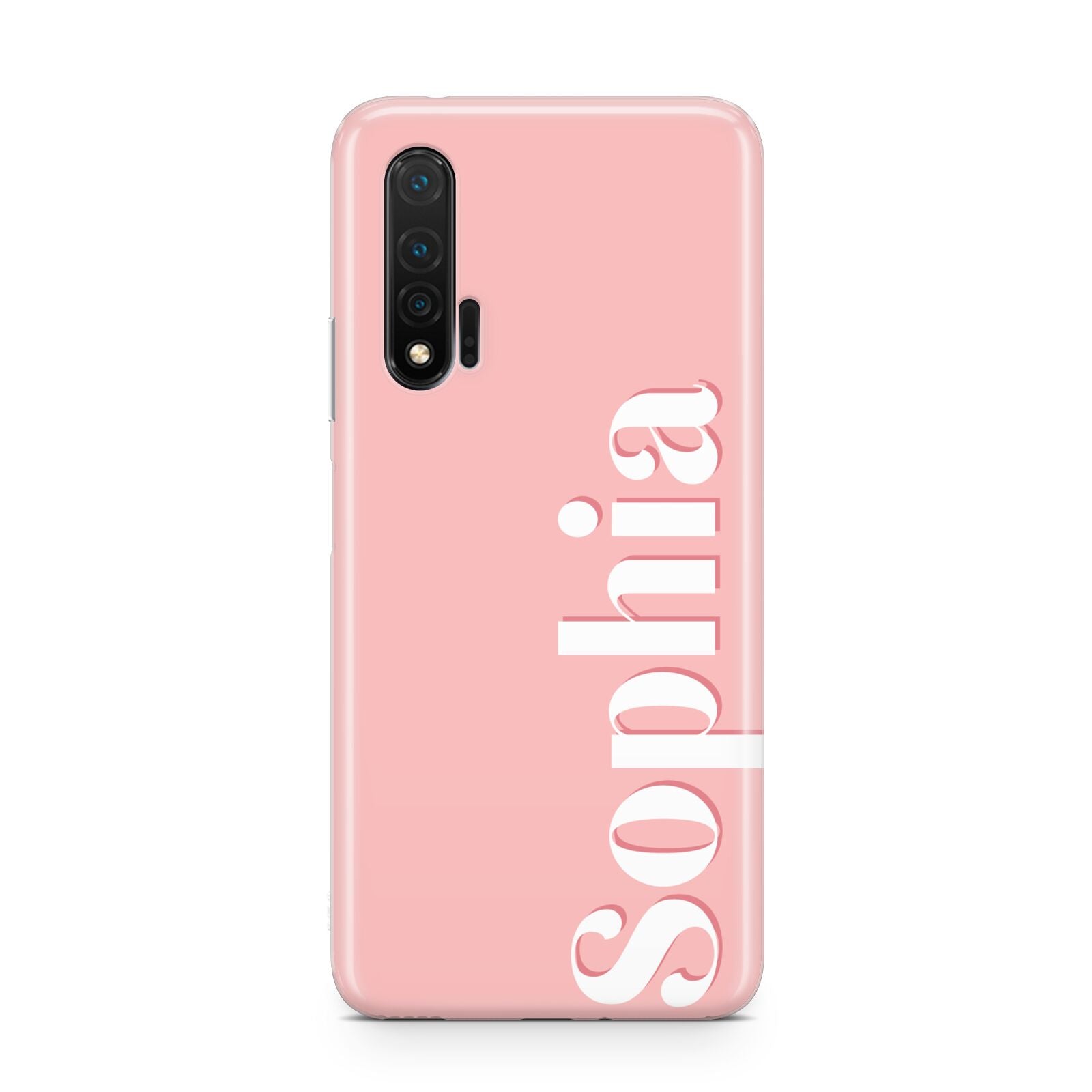 Personalised Pink Text Huawei Nova 6 Phone Case