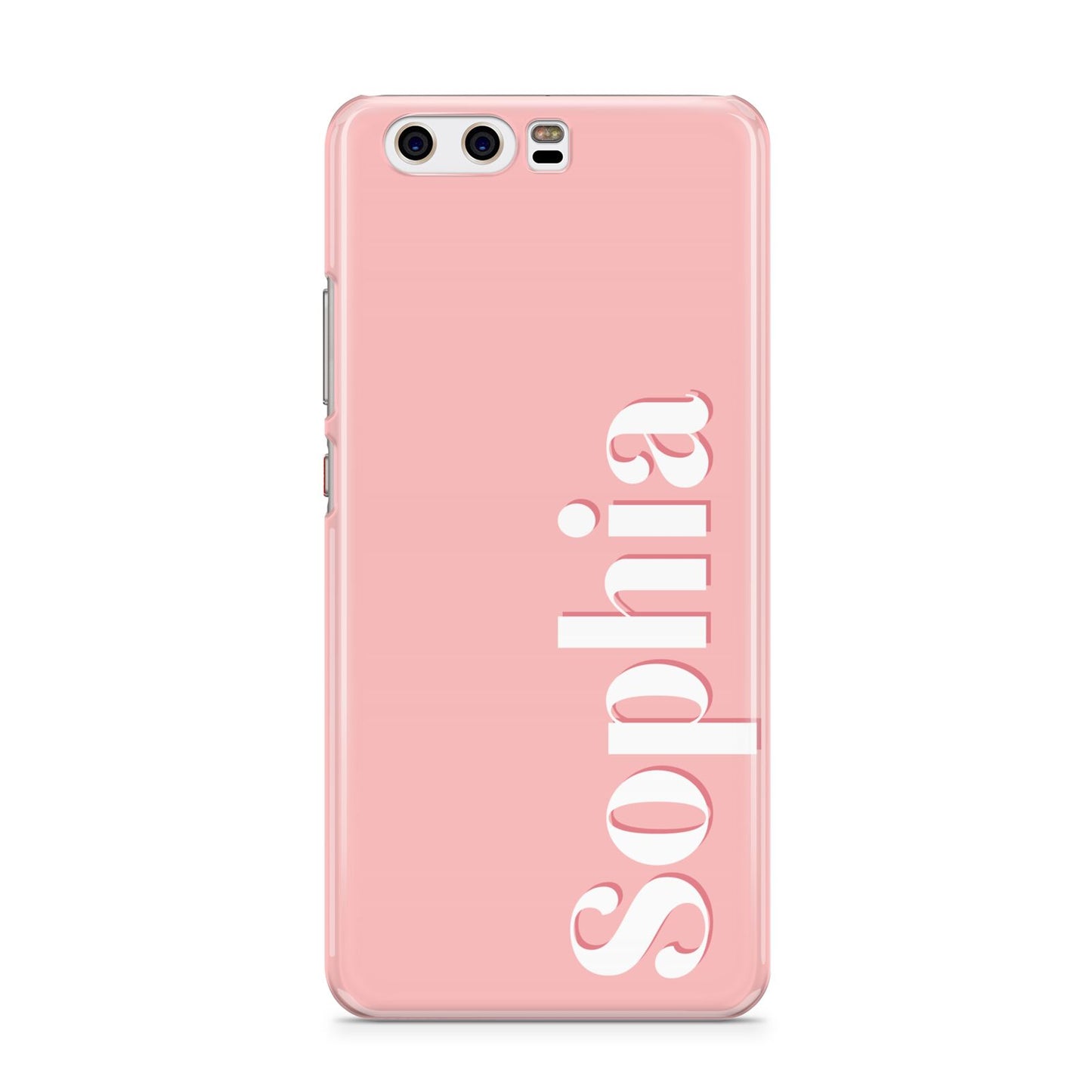 Personalised Pink Text Huawei P10 Phone Case