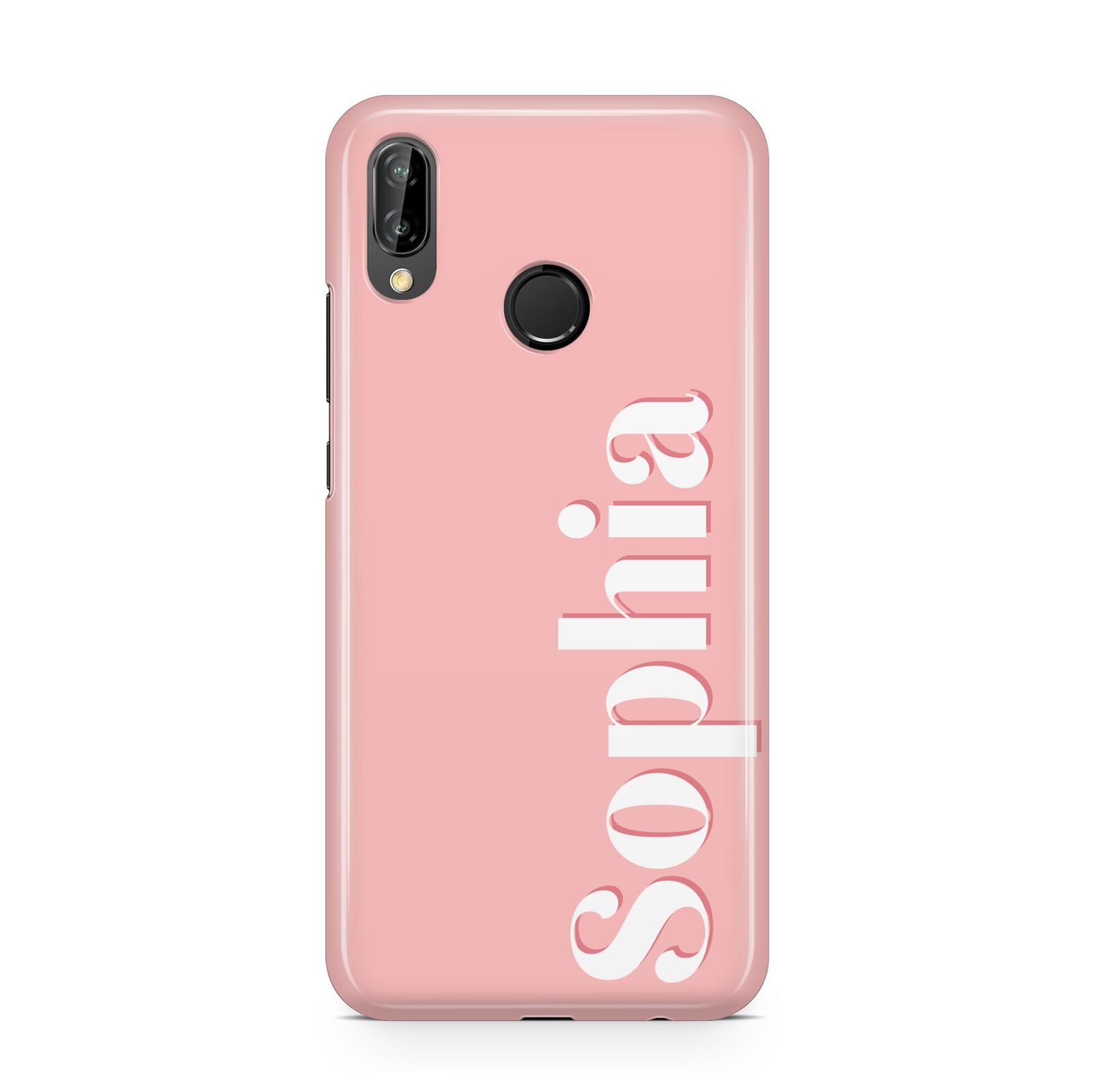 Personalised Pink Text Huawei P20 Lite Phone Case