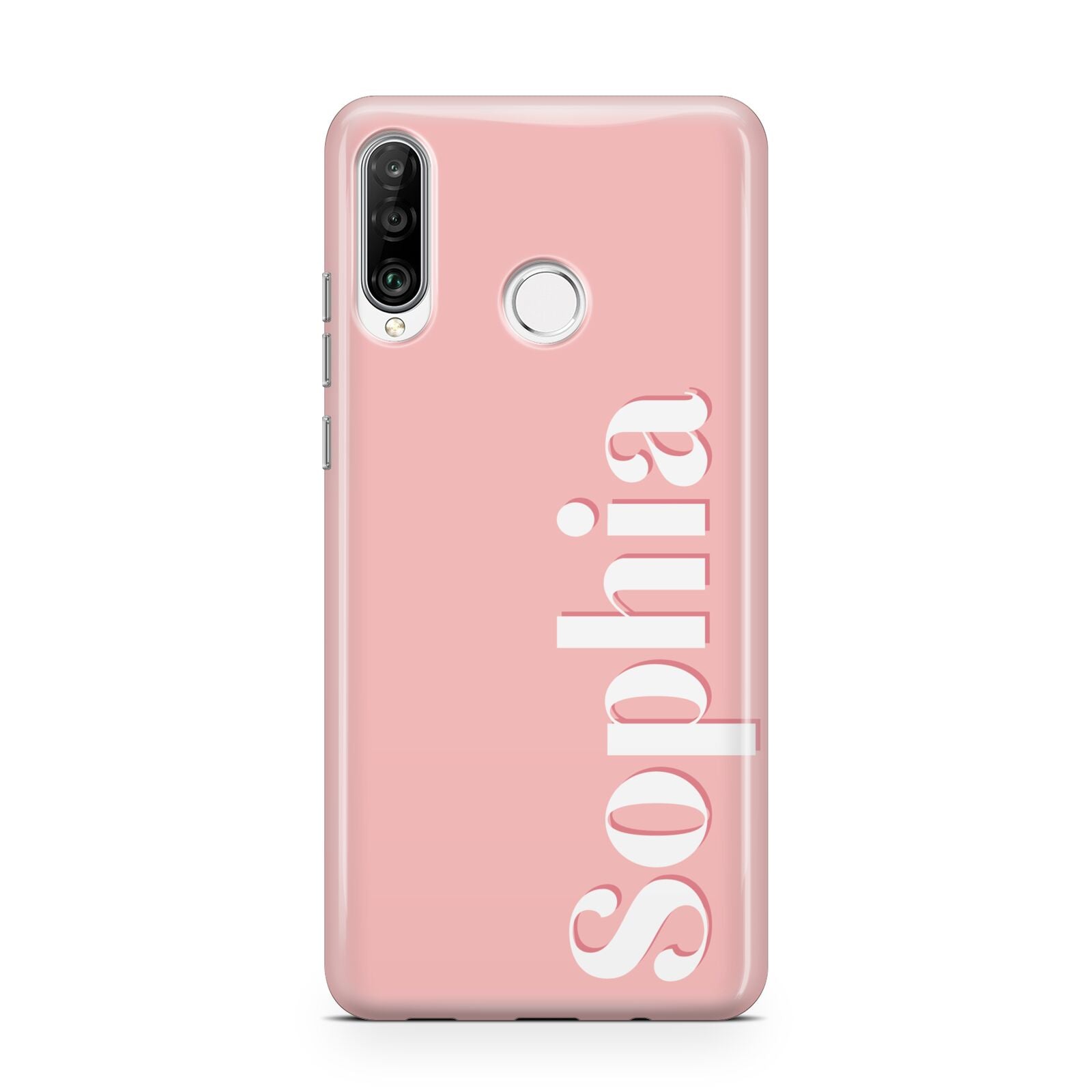 Personalised Pink Text Huawei P30 Lite Phone Case