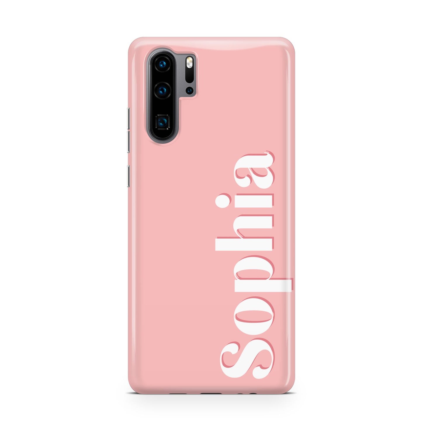 Personalised Pink Text Huawei P30 Pro Phone Case