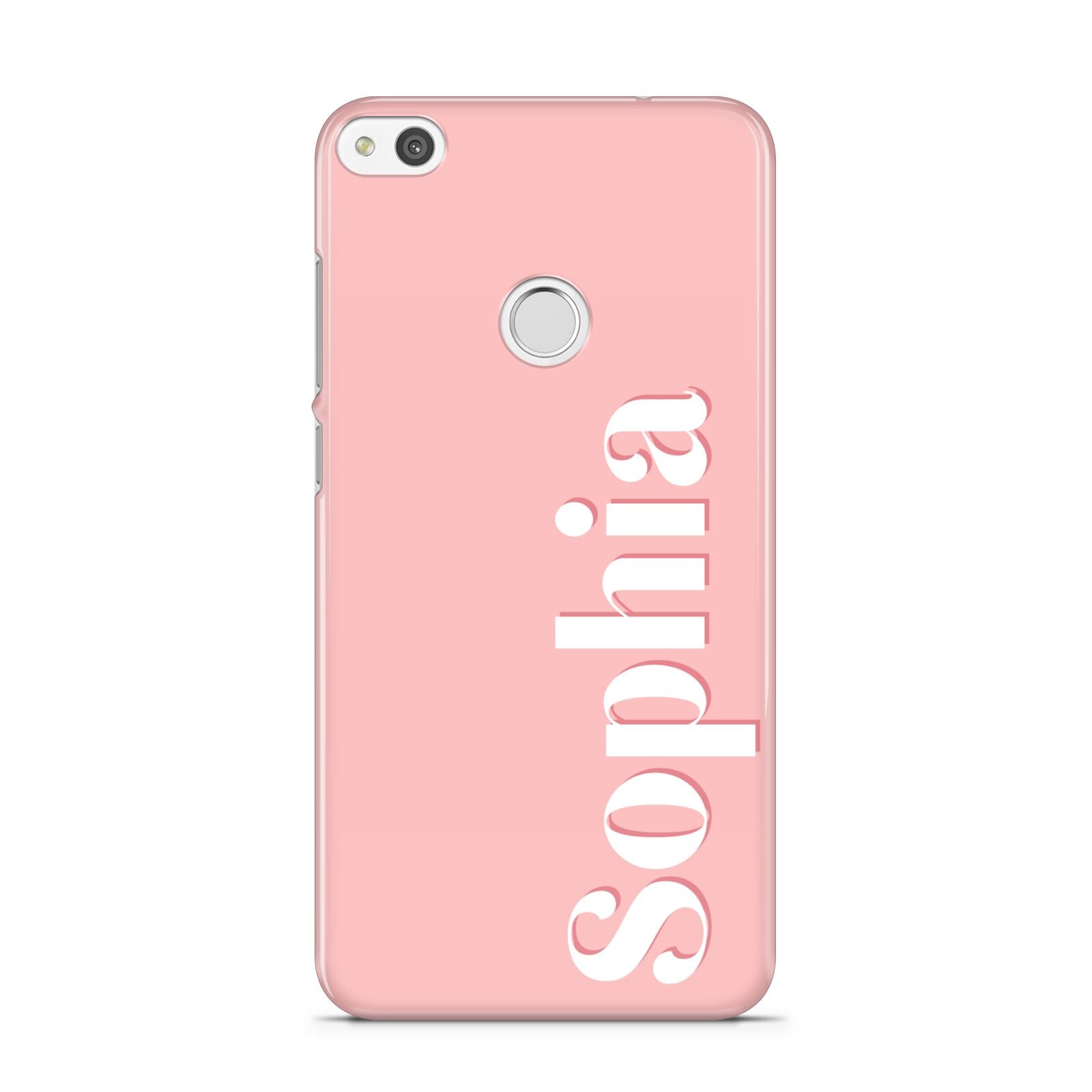 Personalised Pink Text Huawei P8 Lite Case