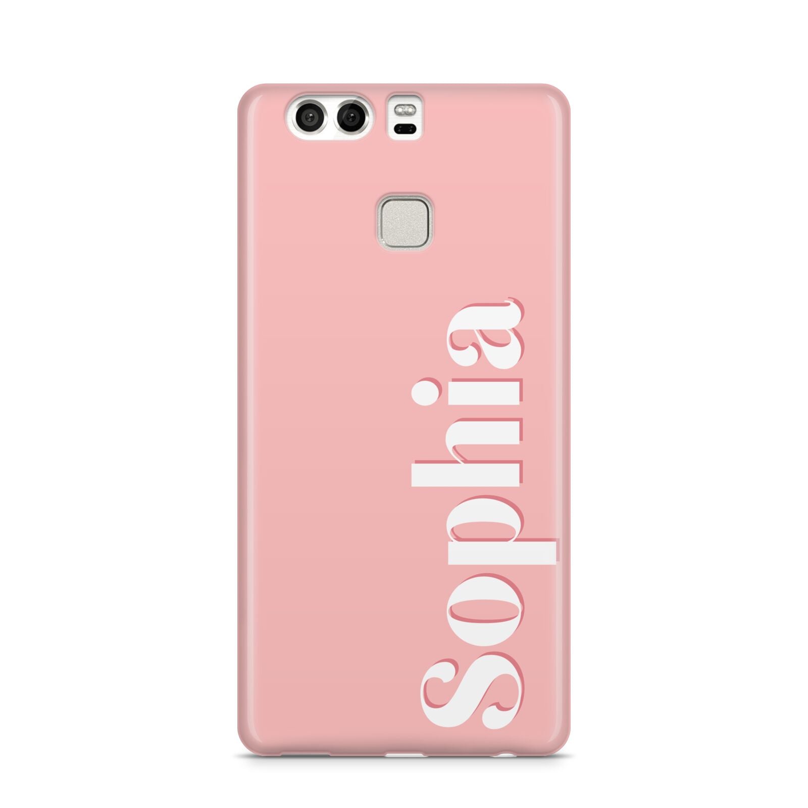 Personalised Pink Text Huawei P9 Case