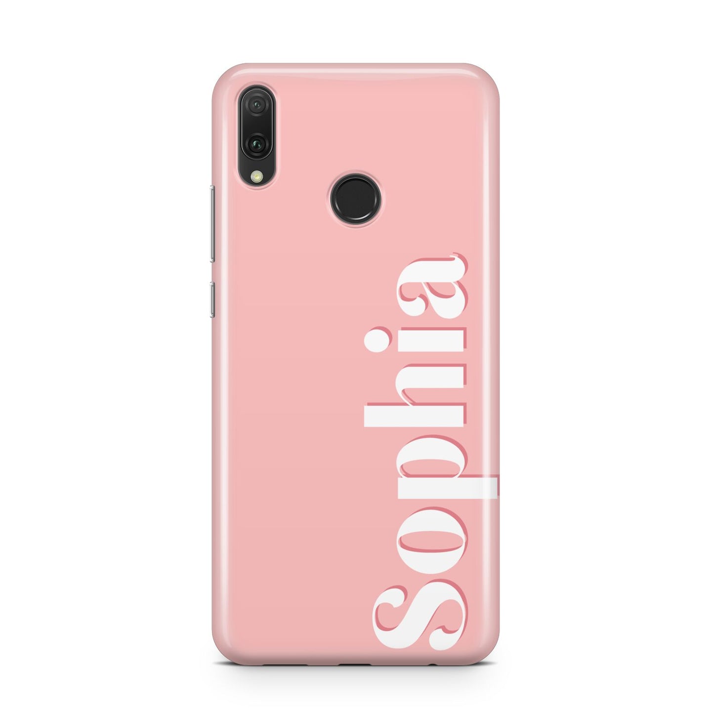 Personalised Pink Text Huawei Y9 2019