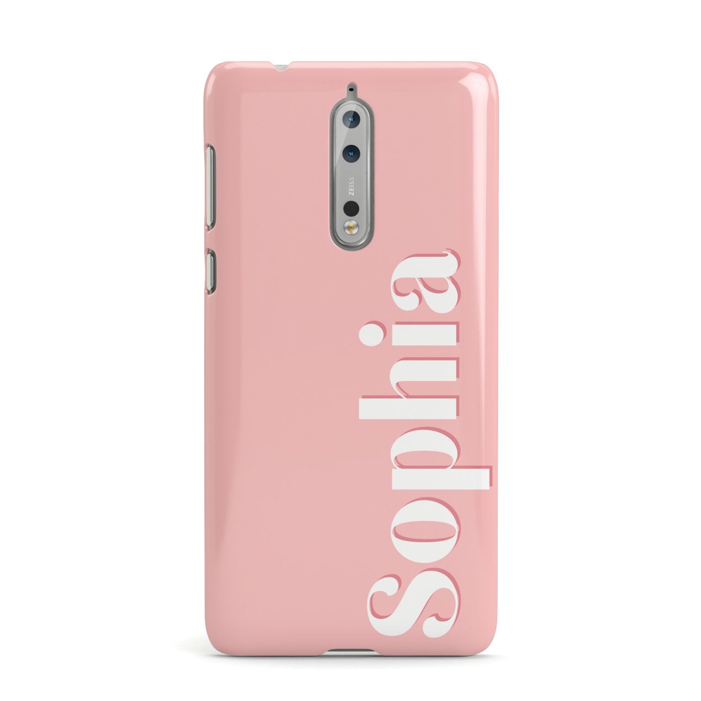 Personalised Pink Text Nokia Case