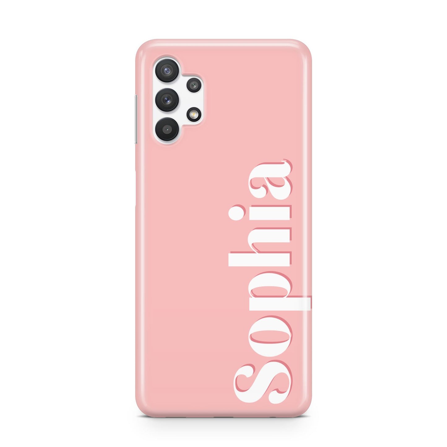 Personalised Pink Text Samsung A32 5G Case