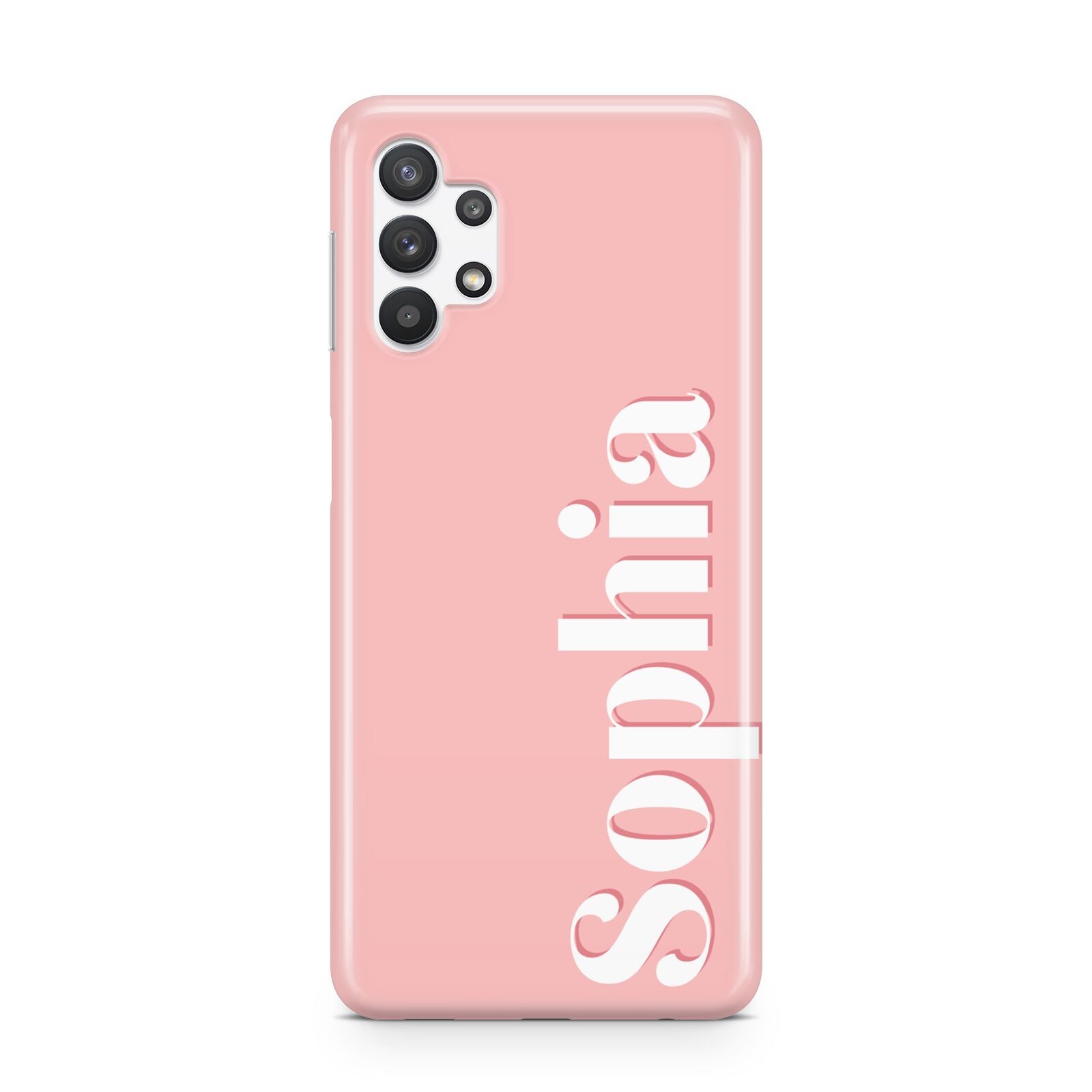 Personalised Pink Text Samsung A32 5G Case