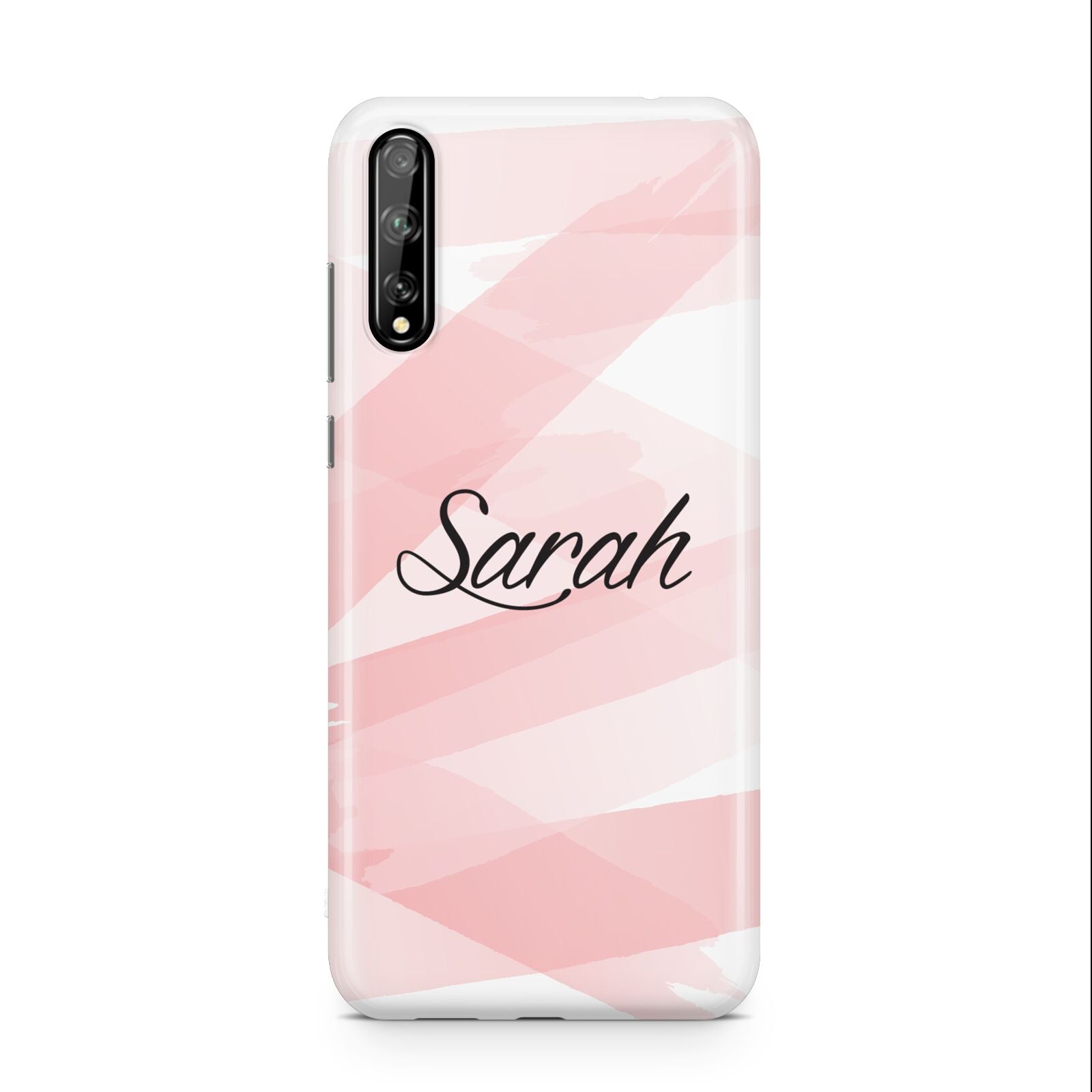 Personalised Pink Watercolour Name Huawei Enjoy 10s Phone Case