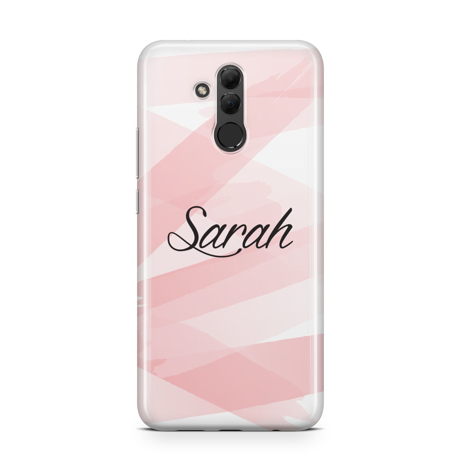 Personalised Pink Watercolour Name Huawei Mate 20 Lite