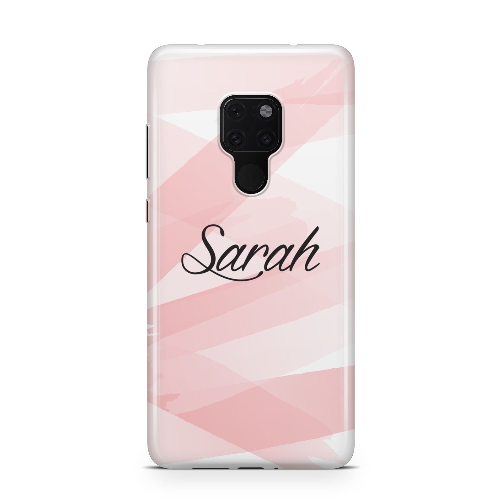 Personalised Pink Watercolour Name Huawei Mate 20 Phone Case