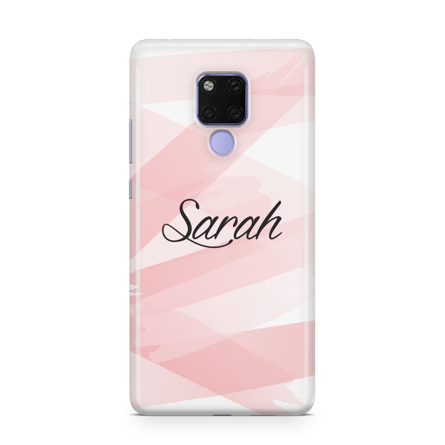 Personalised Pink Watercolour Name Huawei Mate 20X Phone Case