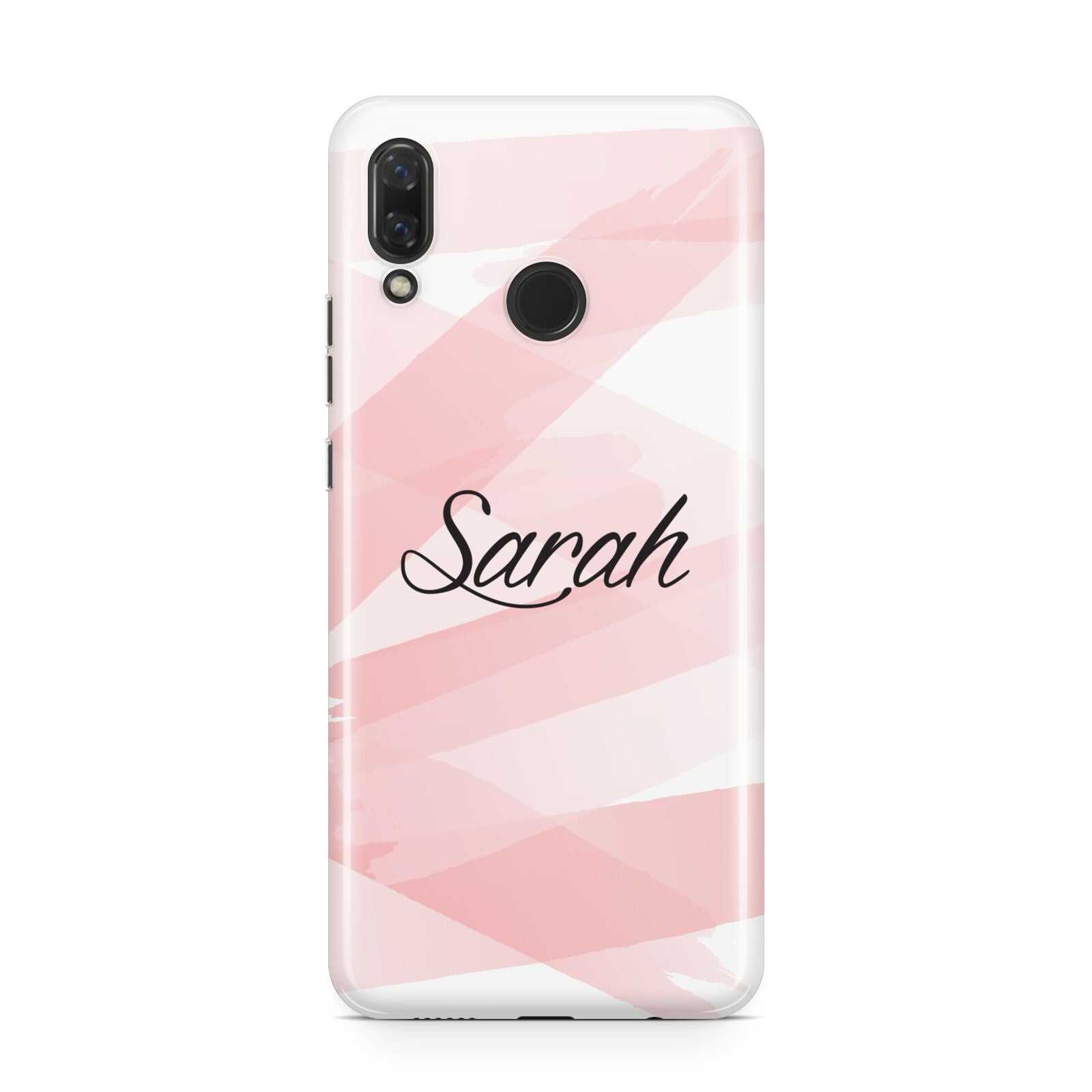 Personalised Pink Watercolour Name Huawei Nova 3 Phone Case