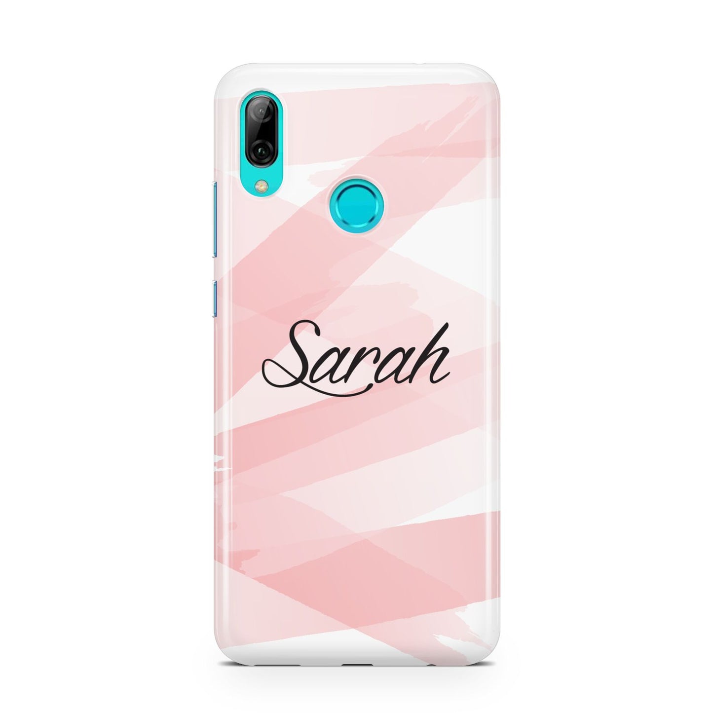 Personalised Pink Watercolour Name Huawei P Smart 2019 Case