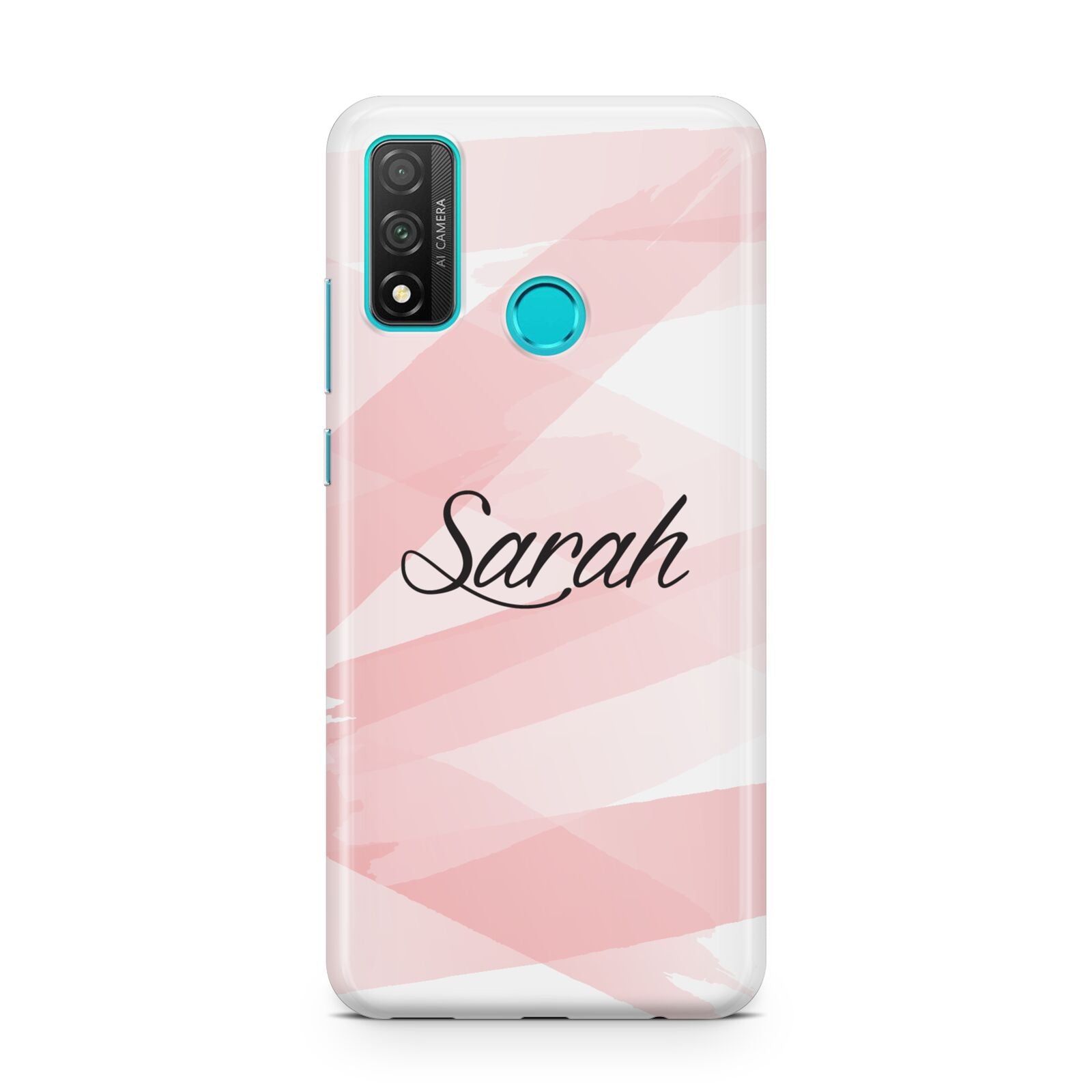 Personalised Pink Watercolour Name Huawei P Smart 2020