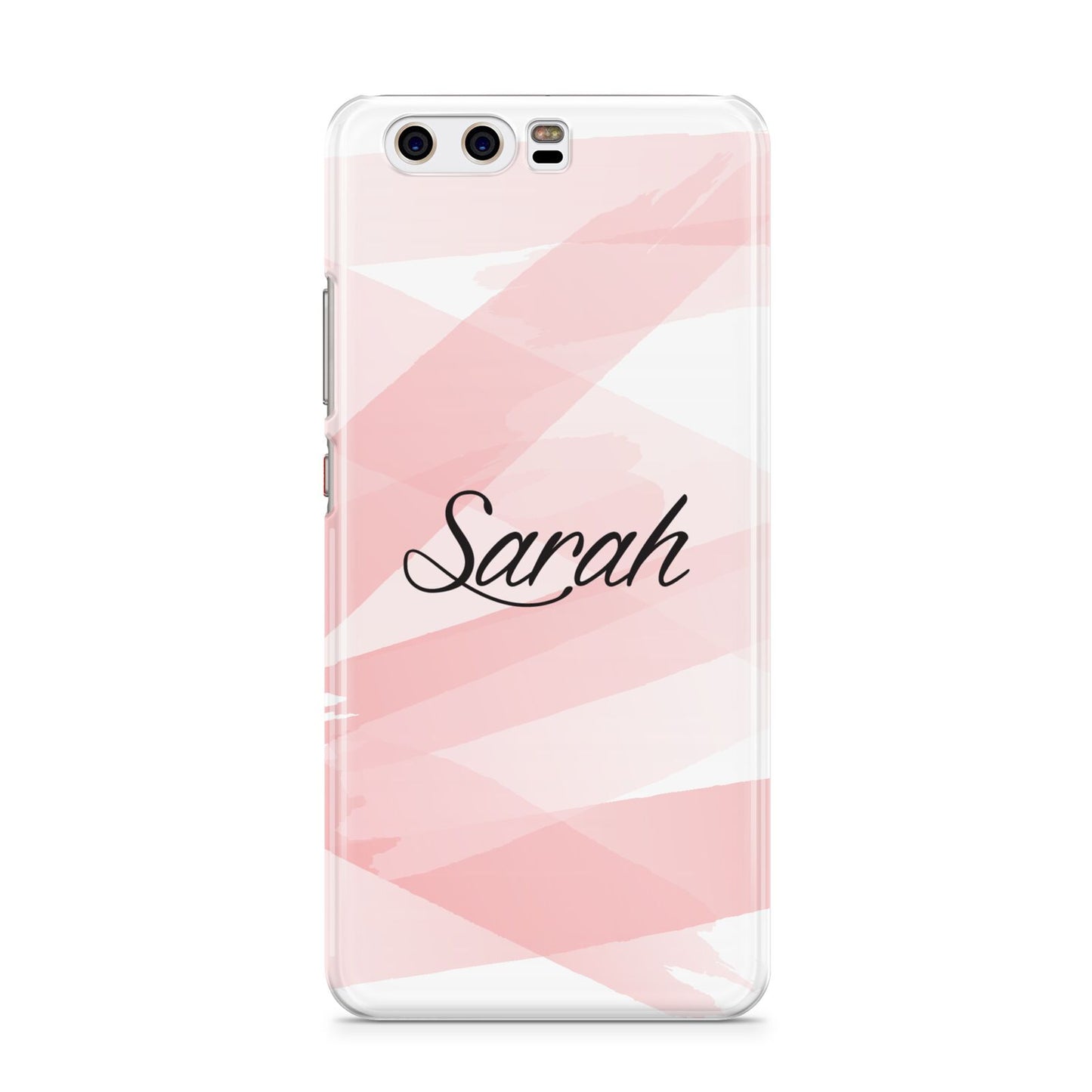 Personalised Pink Watercolour Name Huawei P10 Phone Case