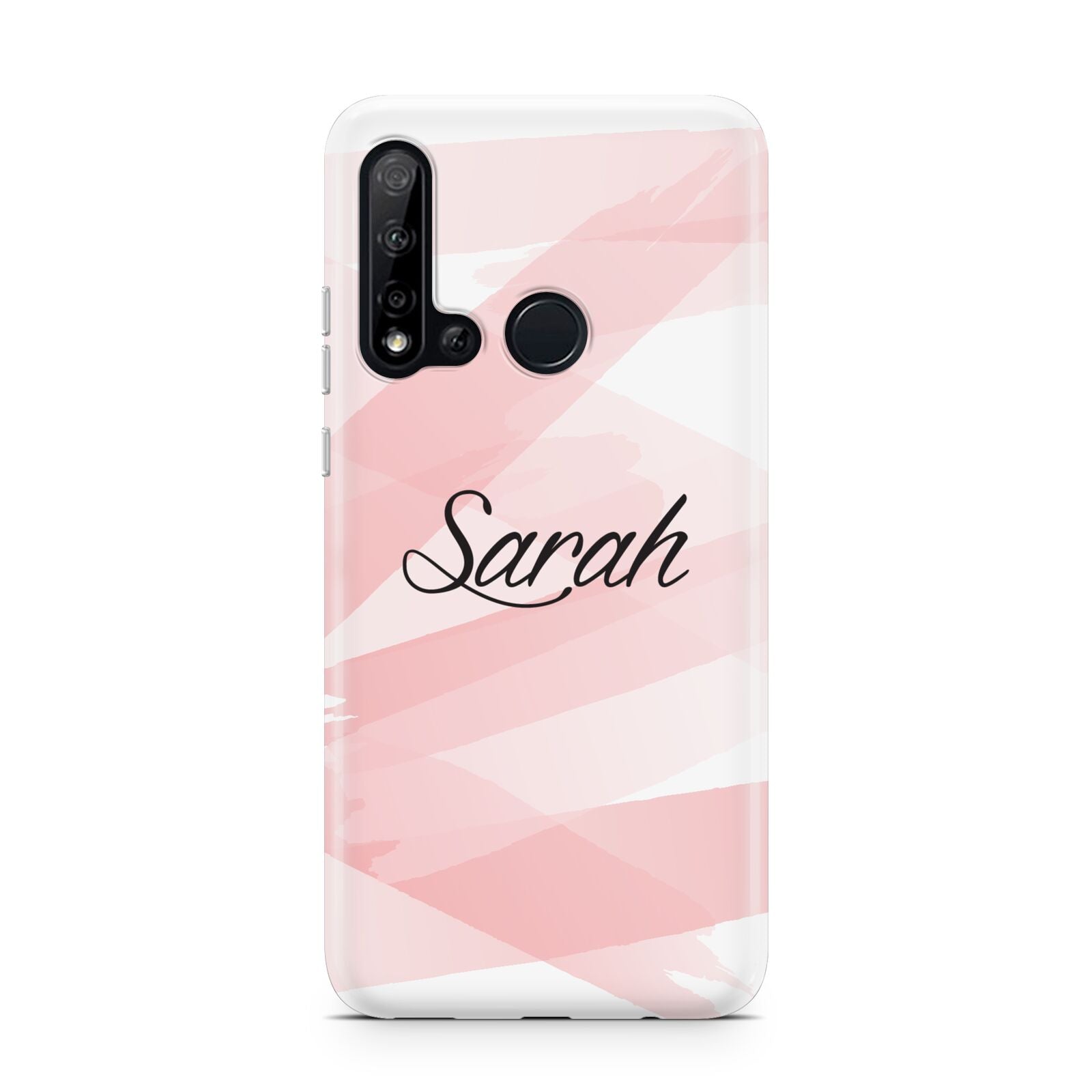 Personalised Pink Watercolour Name Huawei P20 Lite 5G Phone Case