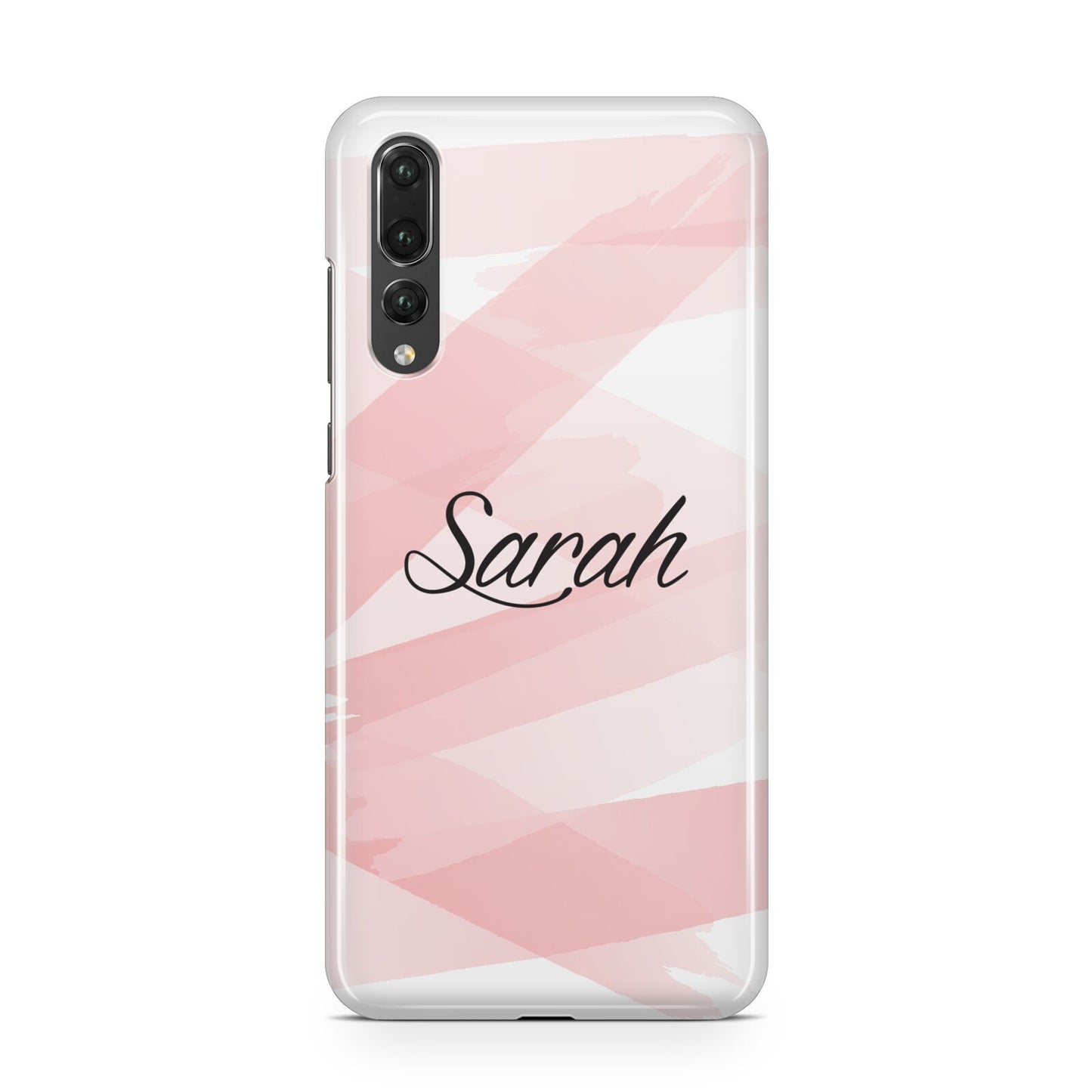 Personalised Pink Watercolour Name Huawei P20 Pro Phone Case