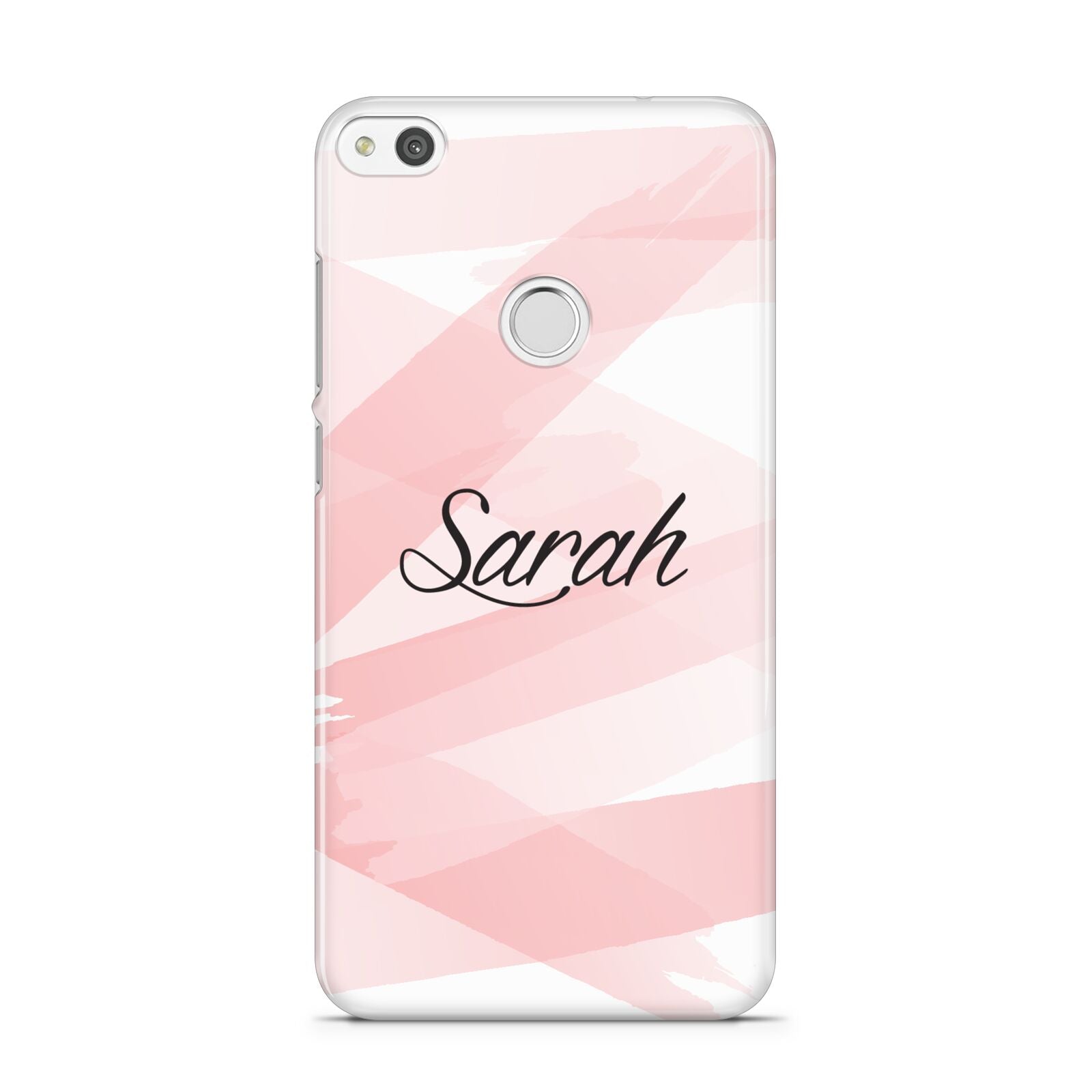 Personalised Pink Watercolour Name Huawei P8 Lite Case