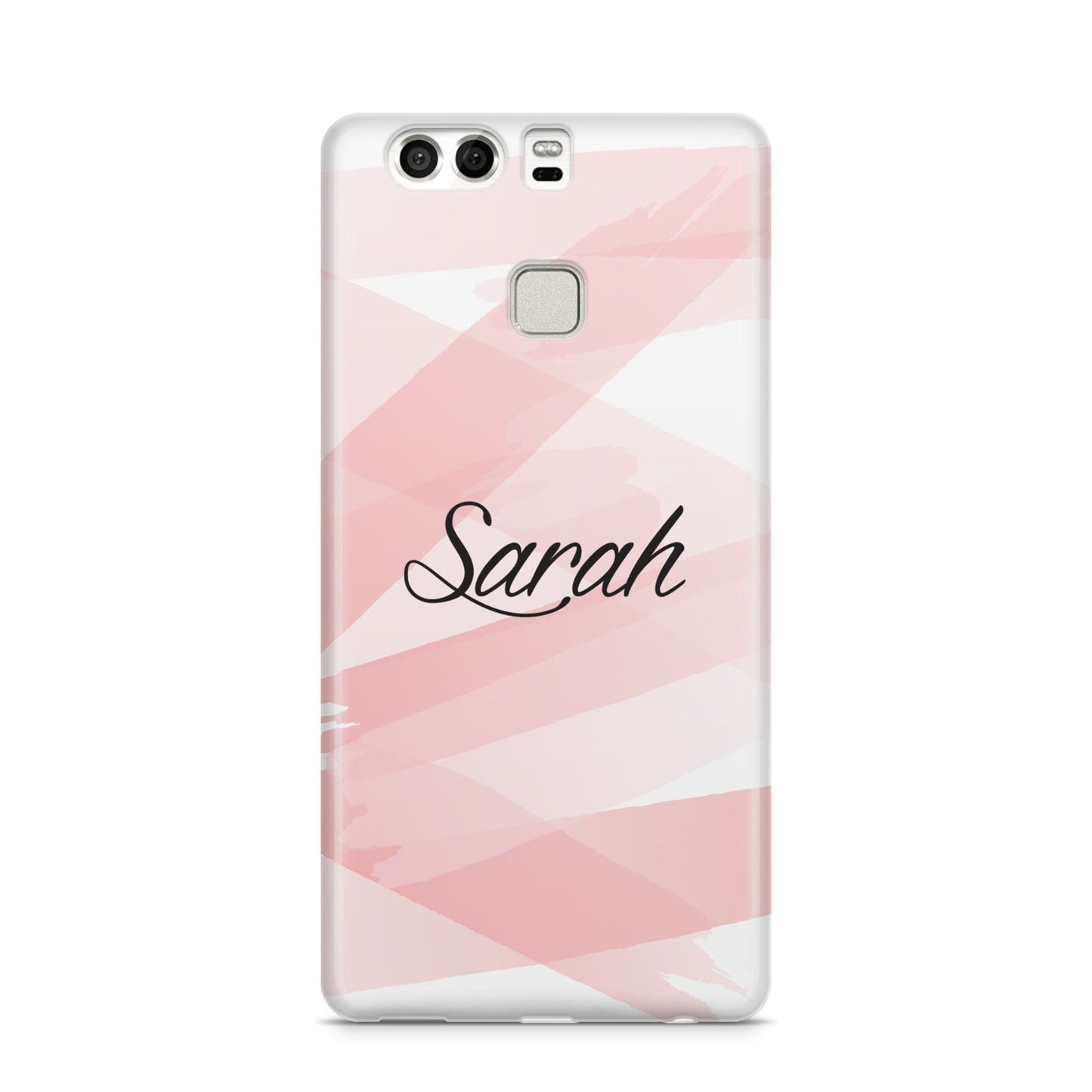 Personalised Pink Watercolour Name Huawei P9 Case