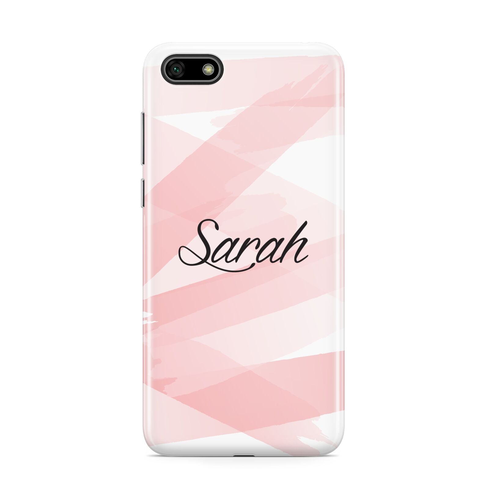 Personalised Pink Watercolour Name Huawei Y5 Prime 2018 Phone Case