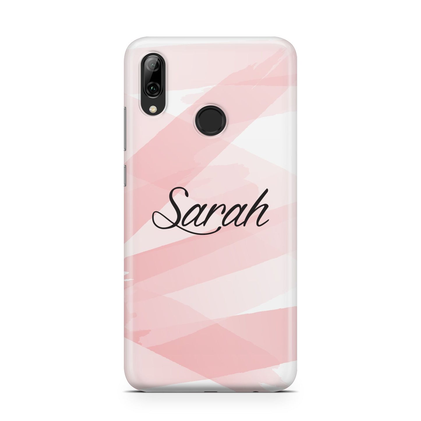 Personalised Pink Watercolour Name Huawei Y7 2019