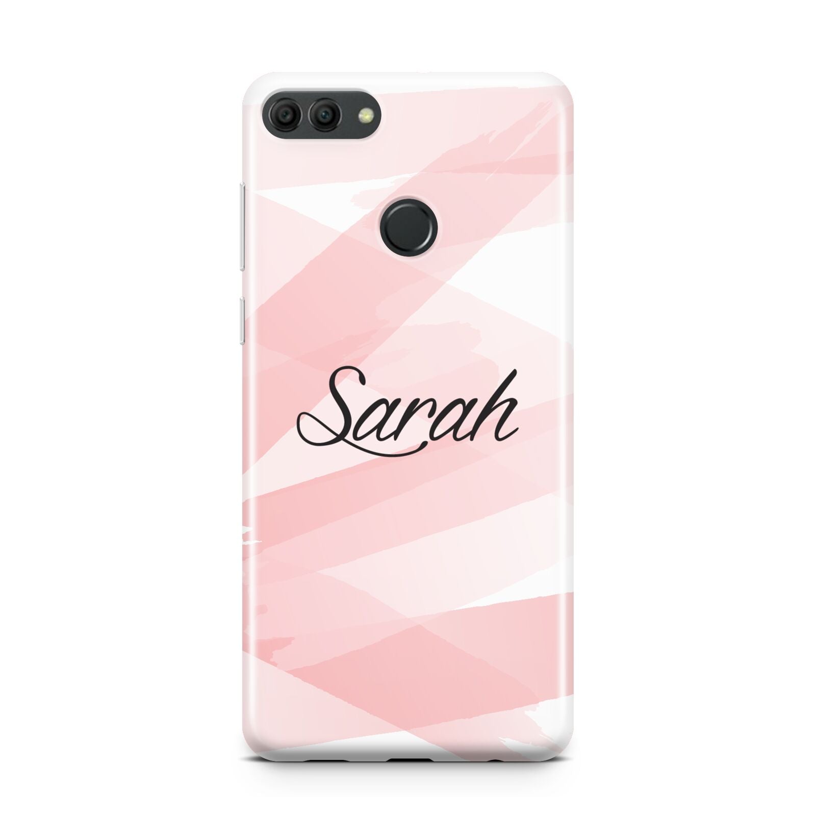 Personalised Pink Watercolour Name Huawei Y9 2018