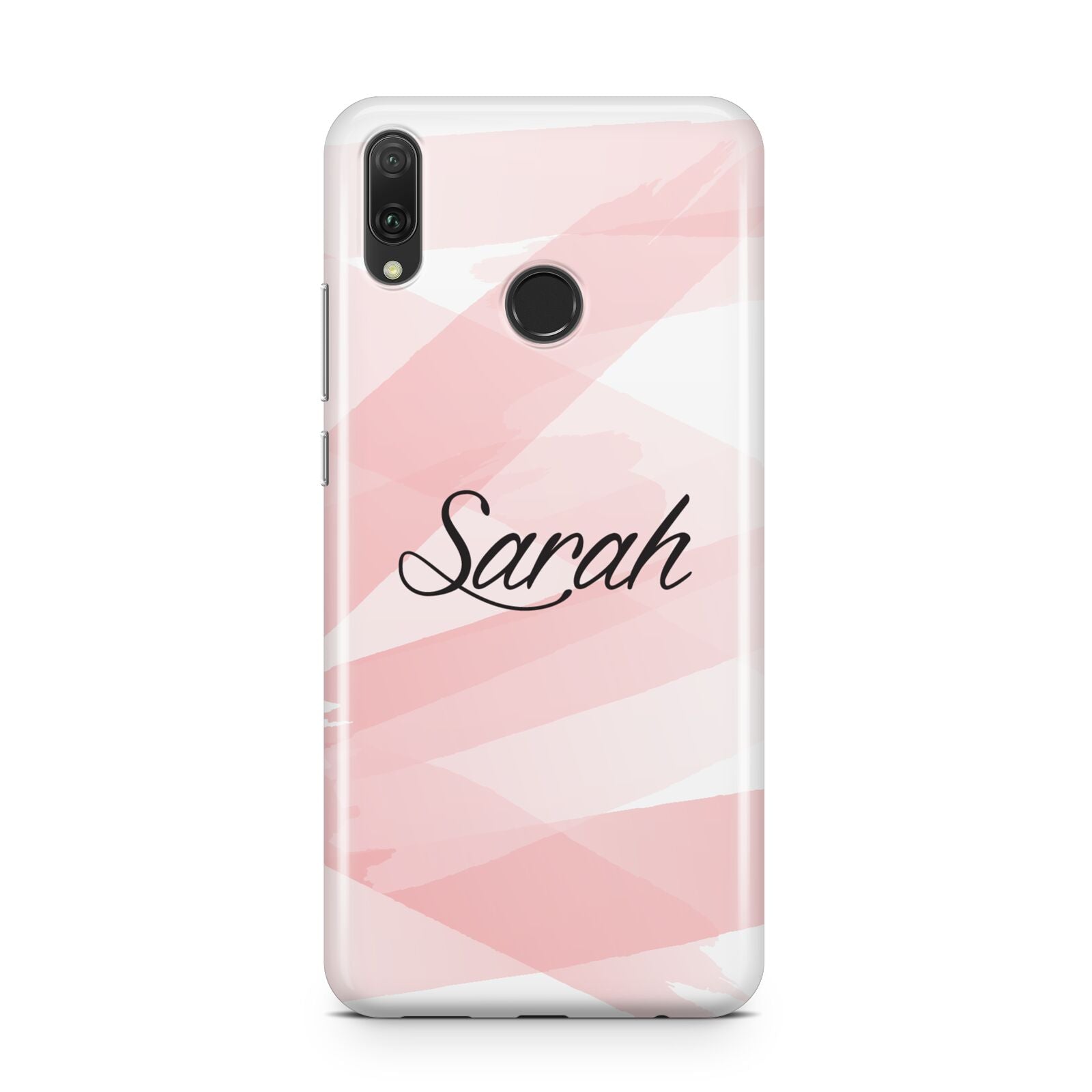 Personalised Pink Watercolour Name Huawei Y9 2019