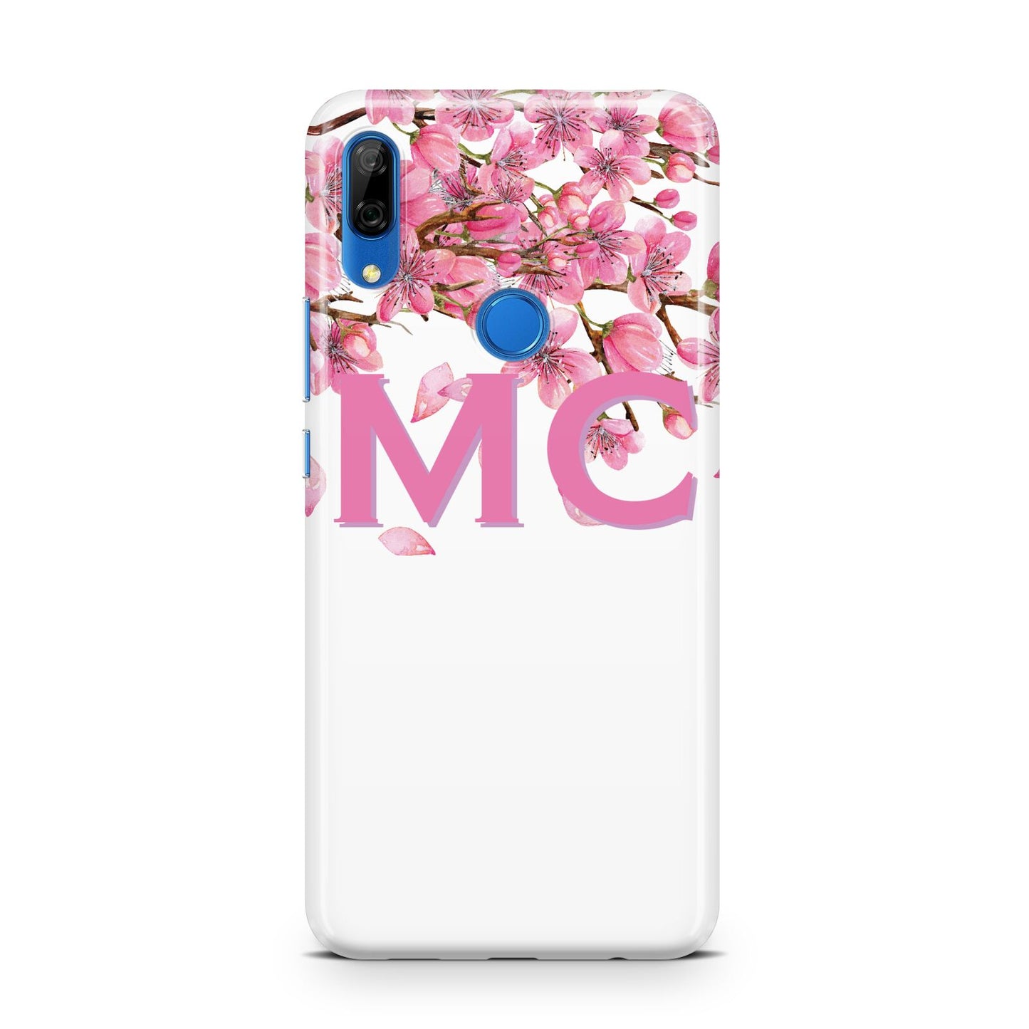 Personalised Pink White Blossom Huawei P Smart Z