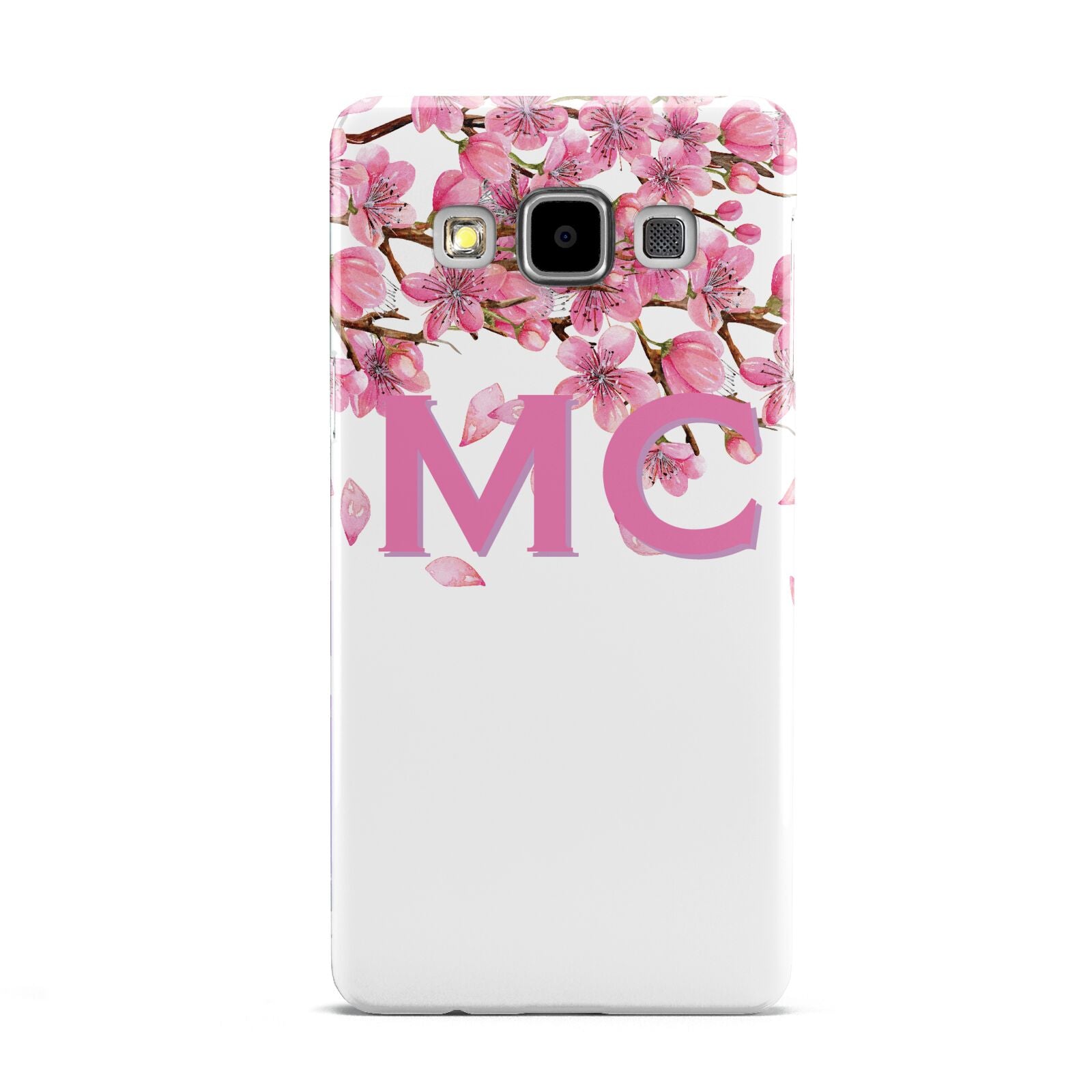 Personalised Pink White Blossom Samsung Galaxy A5 Case