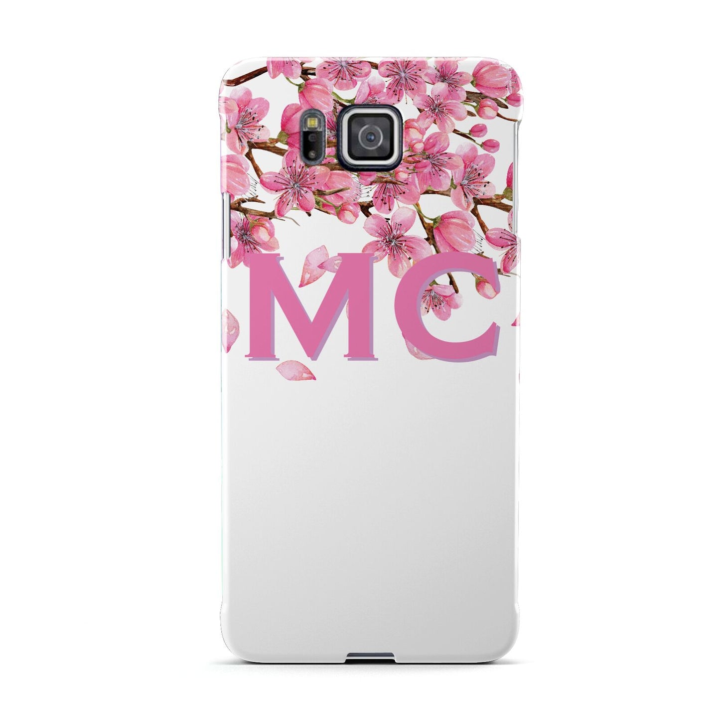 Personalised Pink White Blossom Samsung Galaxy Alpha Case