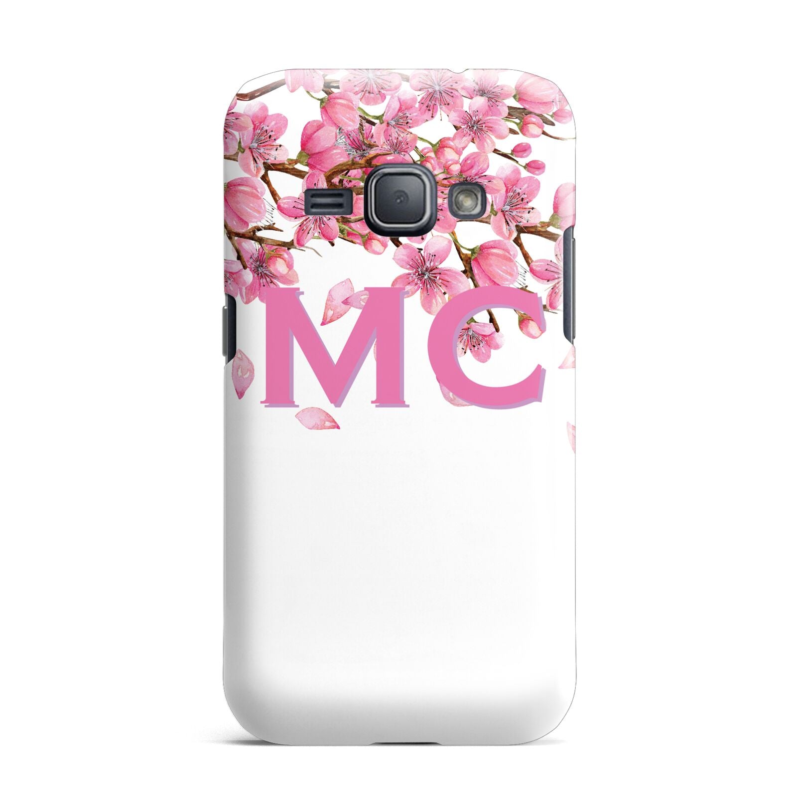 Personalised Pink White Blossom Samsung Galaxy J1 2016 Case