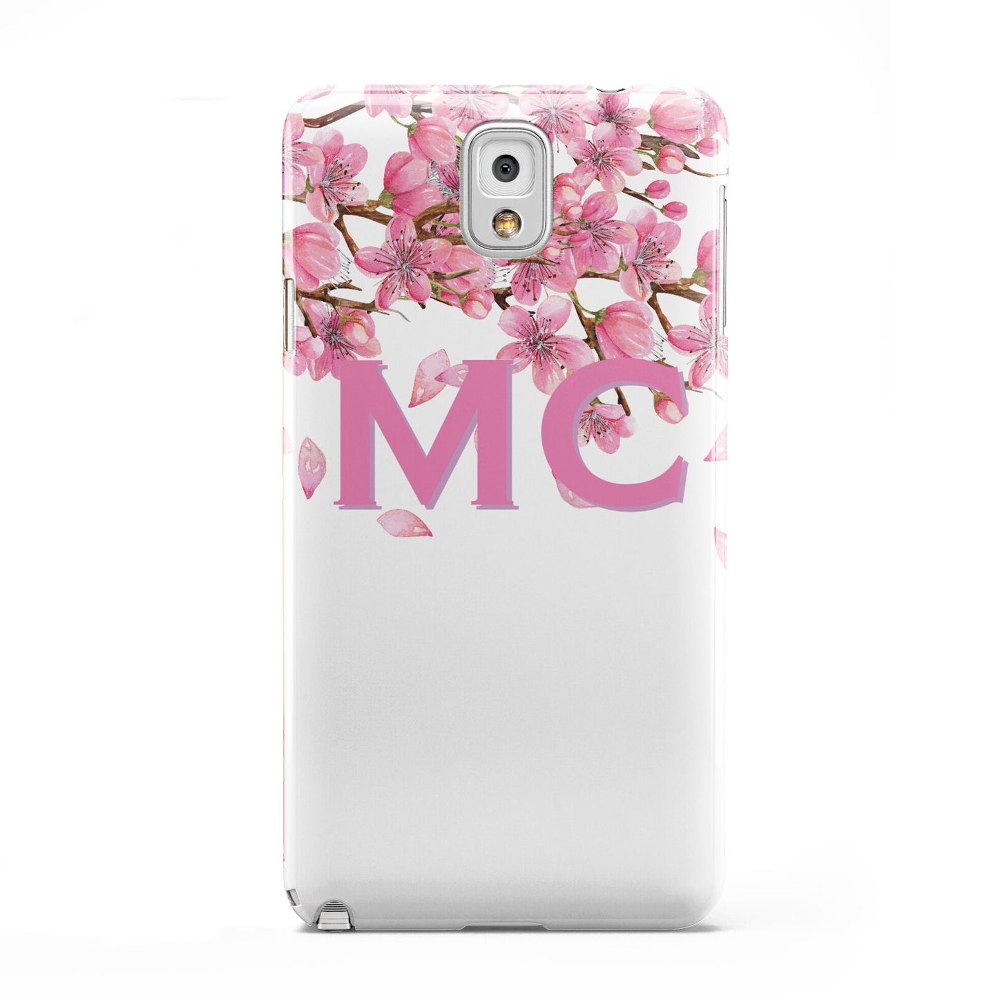 Personalised Pink White Blossom Samsung Galaxy Note 3 Case