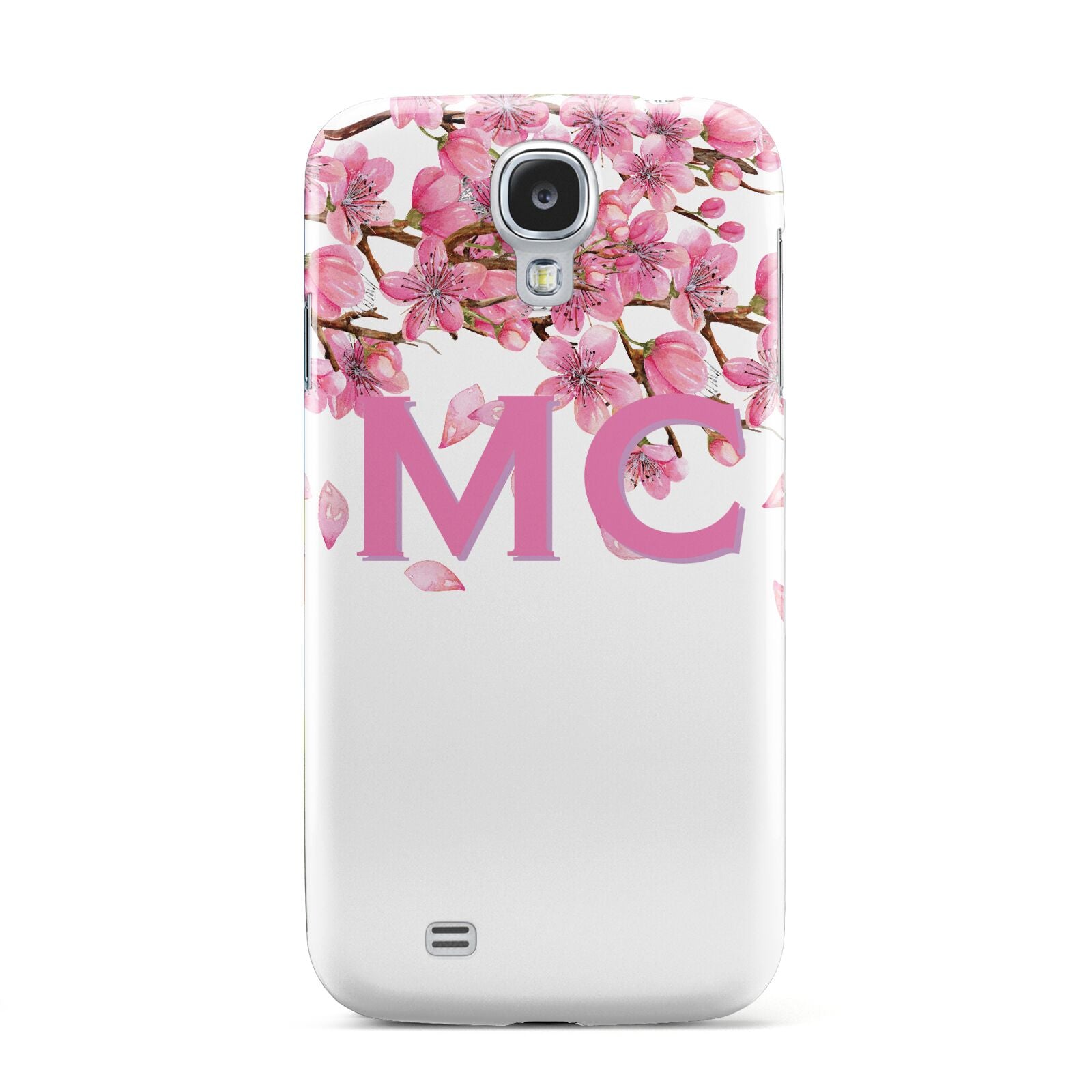 Personalised Pink White Blossom Samsung Galaxy S4 Case