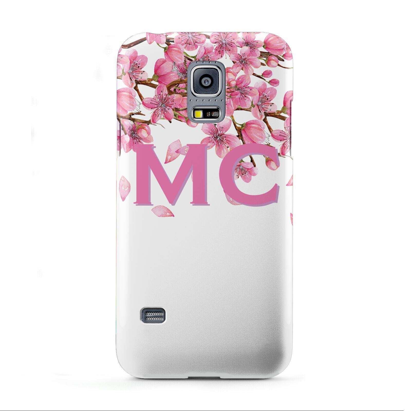 Personalised Pink White Blossom Samsung Galaxy S5 Mini Case