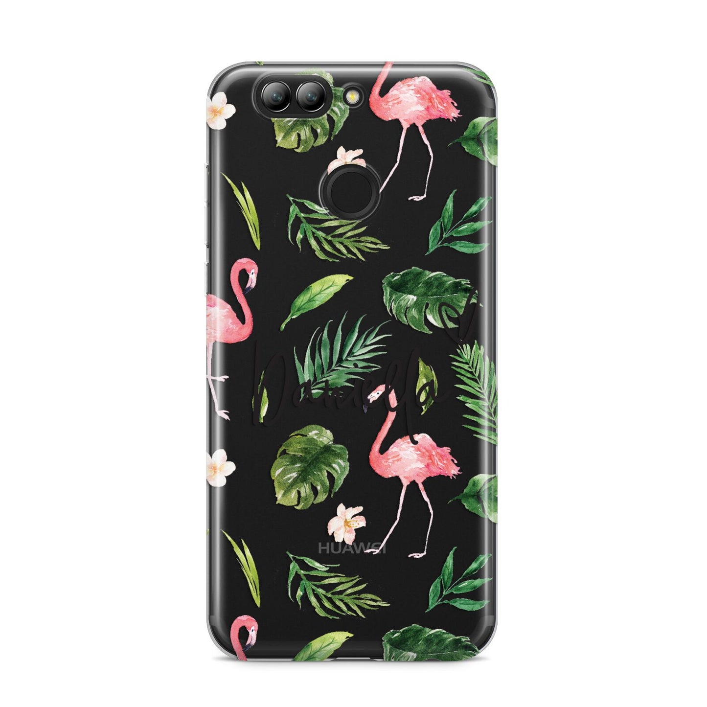 Personalised Pink White Flamingo Huawei Nova 2s Phone Case