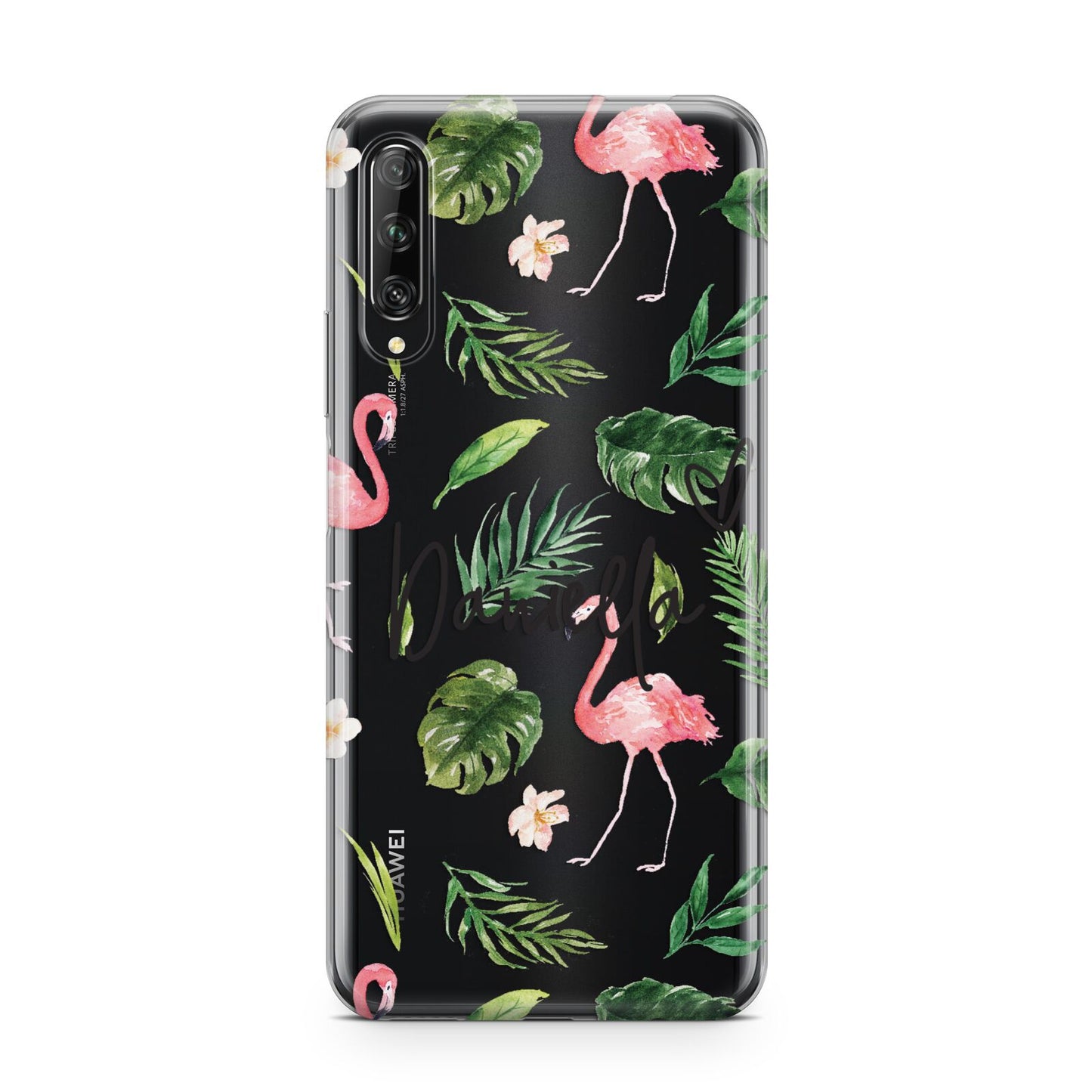 Personalised Pink White Flamingo Huawei P Smart Pro 2019