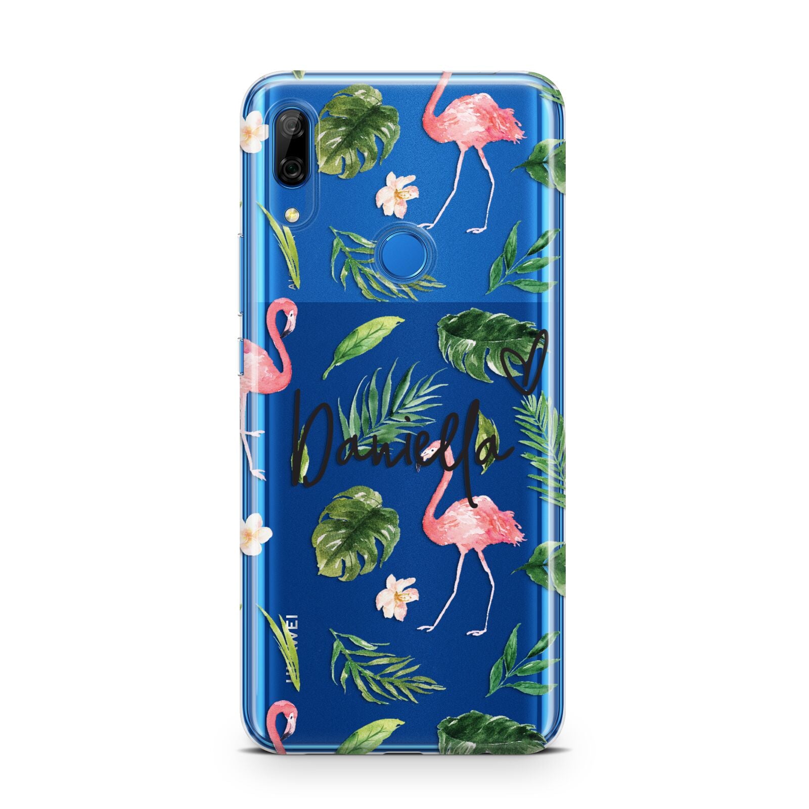 Personalised Pink White Flamingo Huawei P Smart Z