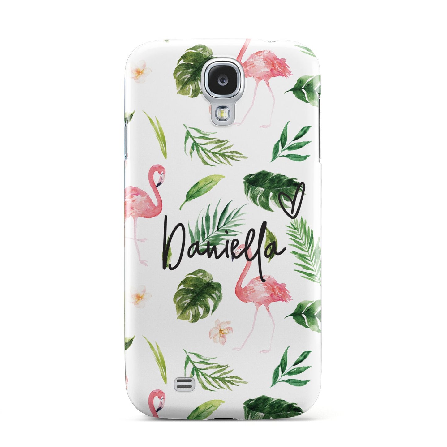 Personalised Pink White Flamingo Samsung Galaxy S4 Case