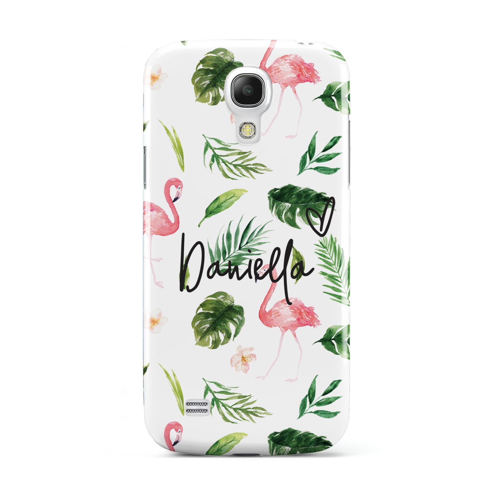 Personalised Pink White Flamingo Samsung Galaxy S4 Mini Case