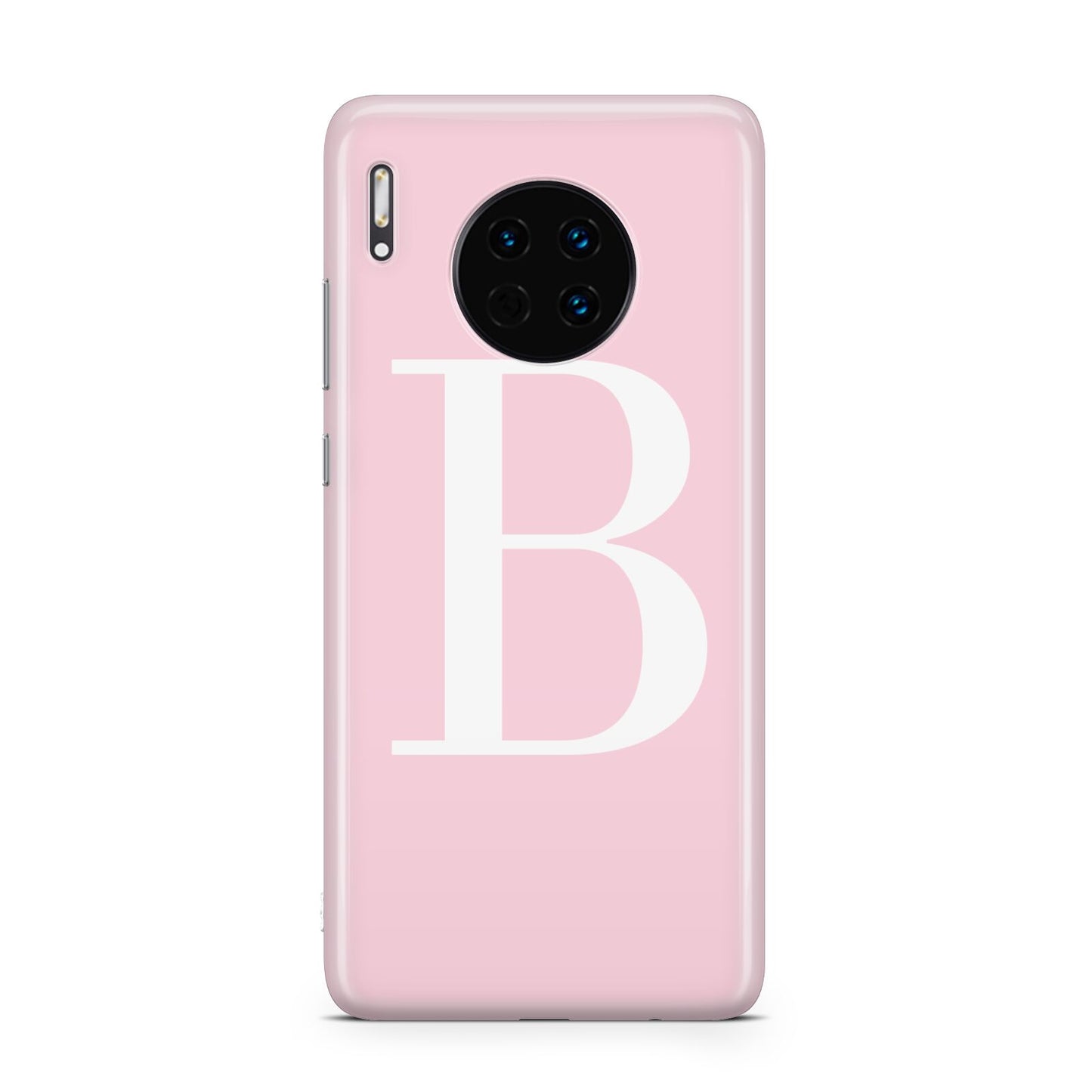 Personalised Pink White Initial Huawei Mate 30