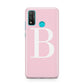 Personalised Pink White Initial Huawei P Smart 2020