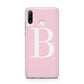 Personalised Pink White Initial Huawei P30 Lite Phone Case