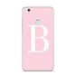 Personalised Pink White Initial Huawei P8 Lite Case
