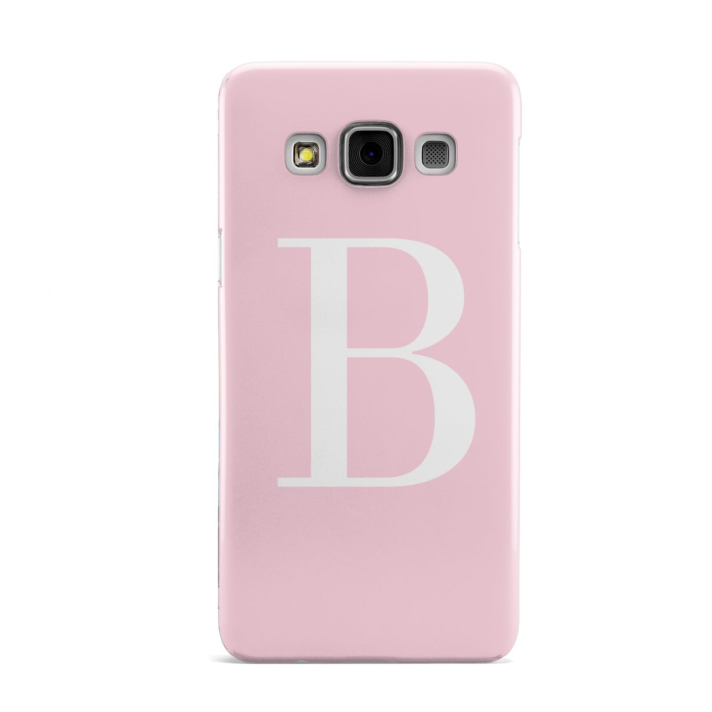 Personalised Pink White Initial Samsung Galaxy A3 Case