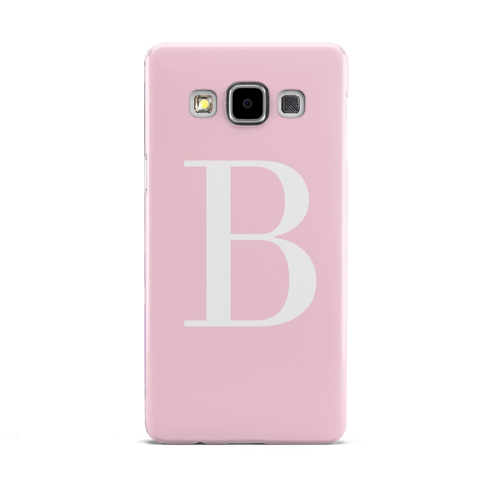 Personalised Pink White Initial Samsung Galaxy A5 Case