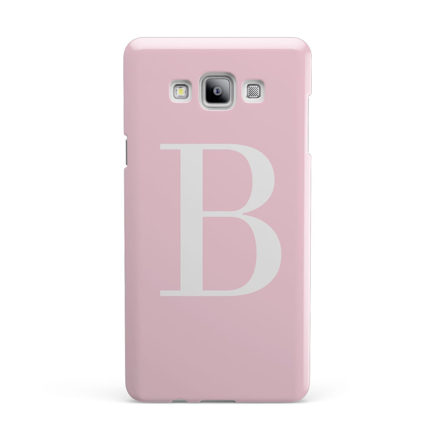 Personalised Pink White Initial Samsung Galaxy A7 2015 Case